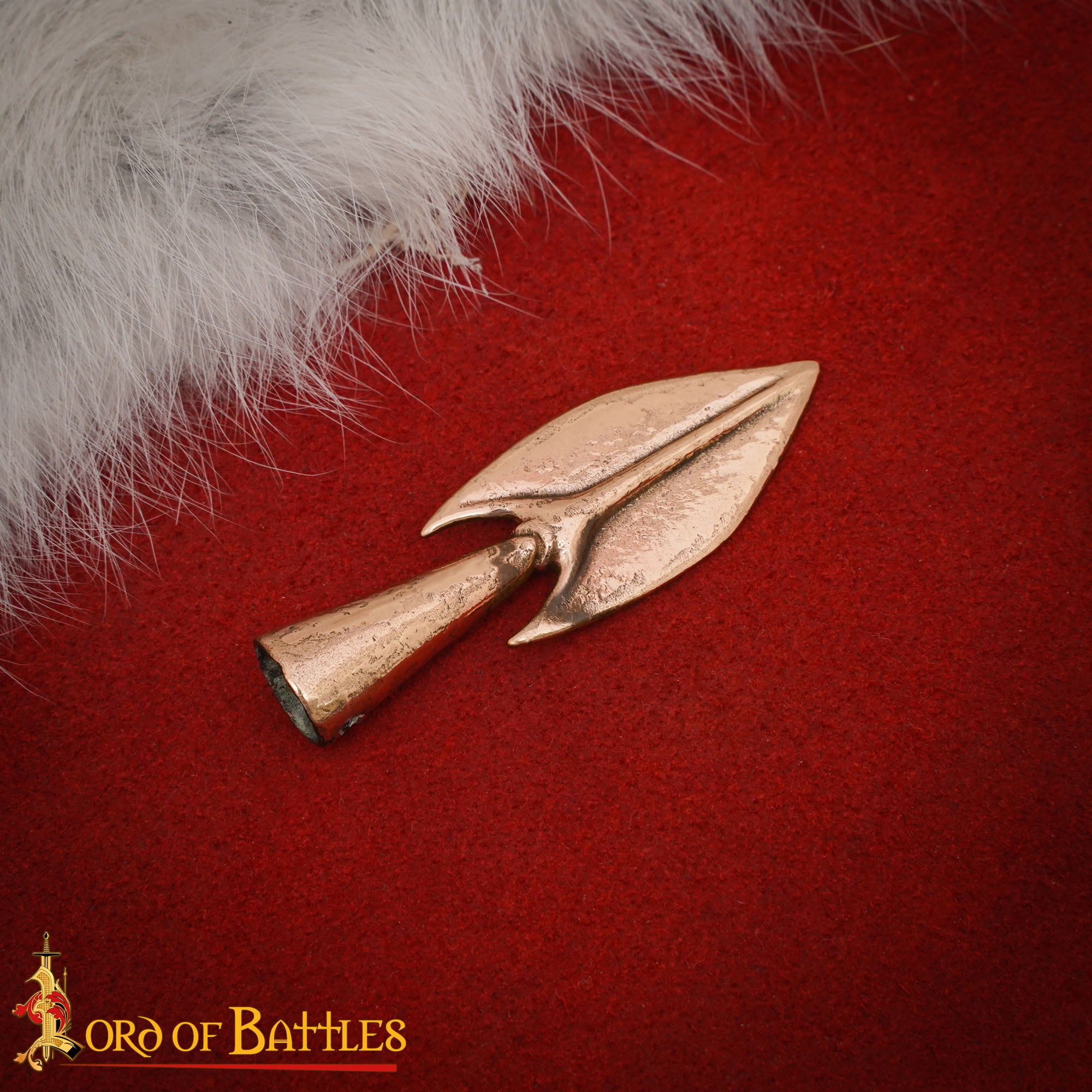 Punta de Flecha de Bronce - Reproducción Antigua en Forma de Hoja, Fundición a la Cera Perdida - Imagen 6