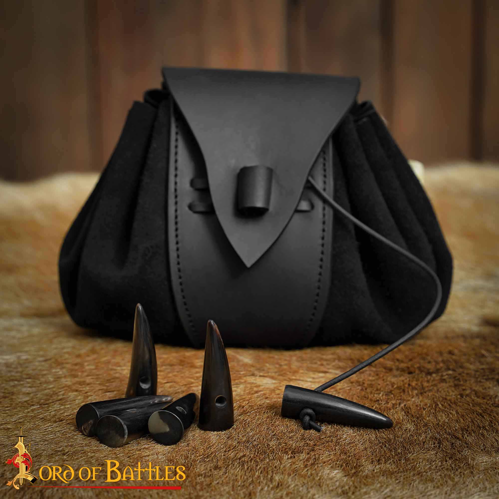 Imagen única de: Juego de 5 Botones de Palanca de Cuerno Pulido Estilo Vikingo - Acabado a Mano con Cuerno de Buey Natural