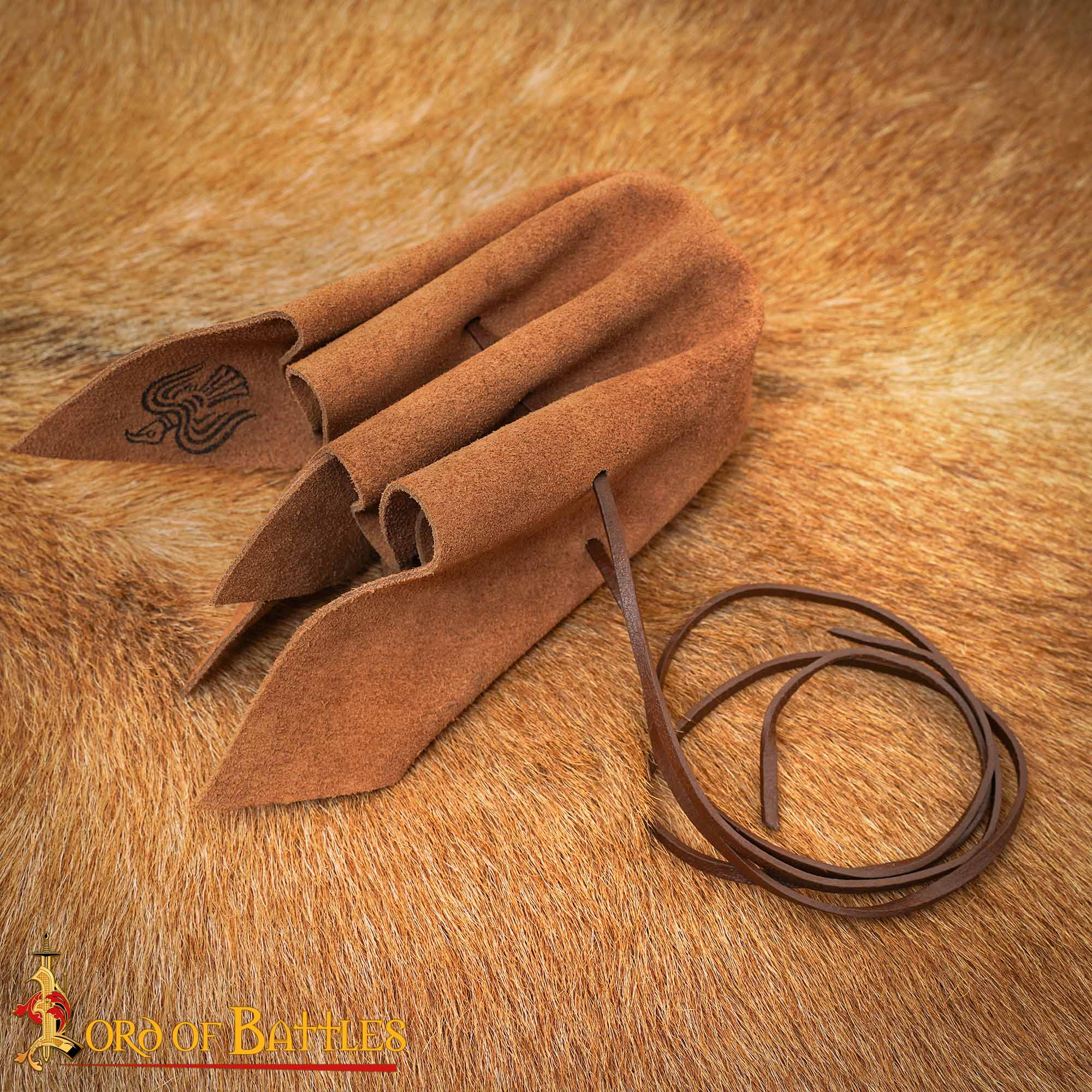 Imagen única de: Juego Hnefatafl Vikingo del Siglo X - Edición de Viaje de Cuero Hecho a Mano