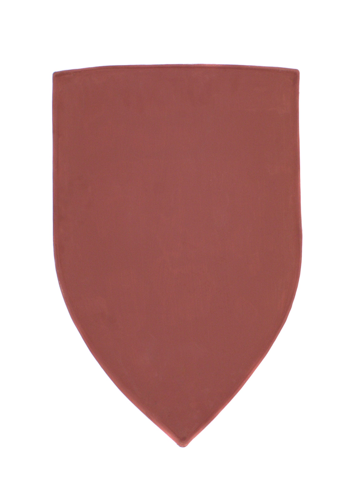 Imagen única de: Escudo De Armas De Acero, En Blanco Para Pintar Uno Mismo.