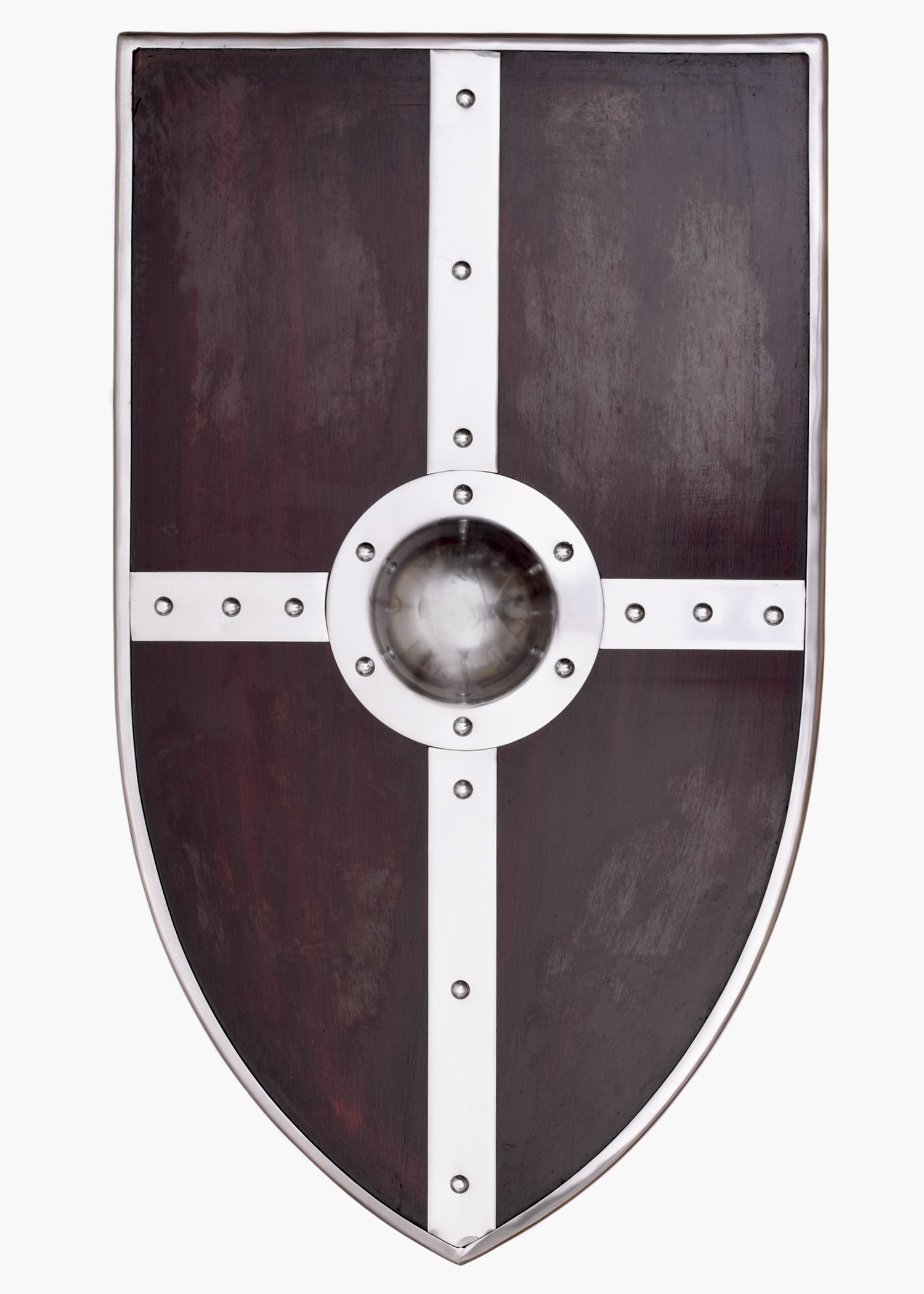 Imagen única de: Escudo Heráldico De Madera Con Herrajes De Acero.