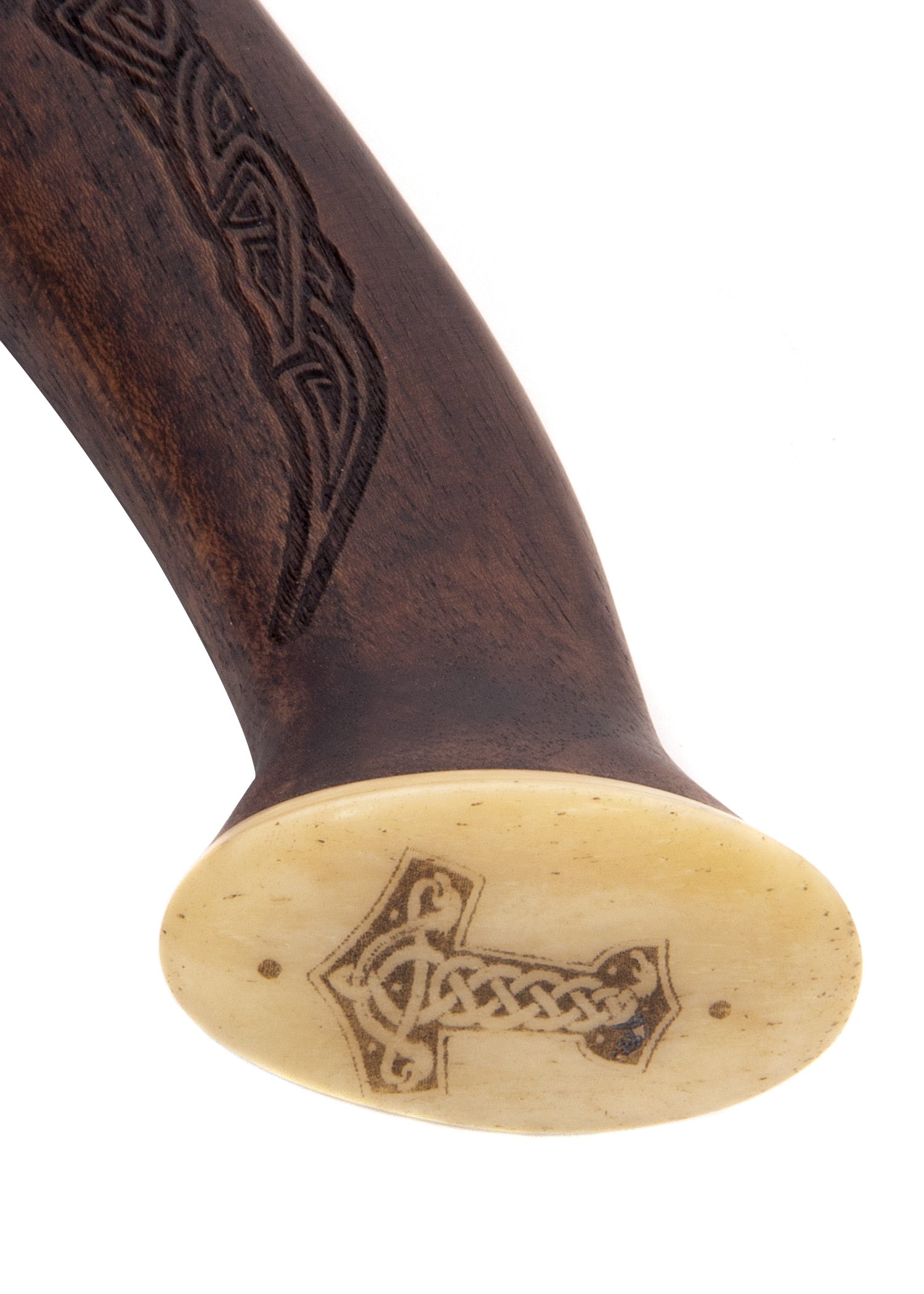 Imagen única de: Hacha De Mano Vikinga Pequeña, Decorada