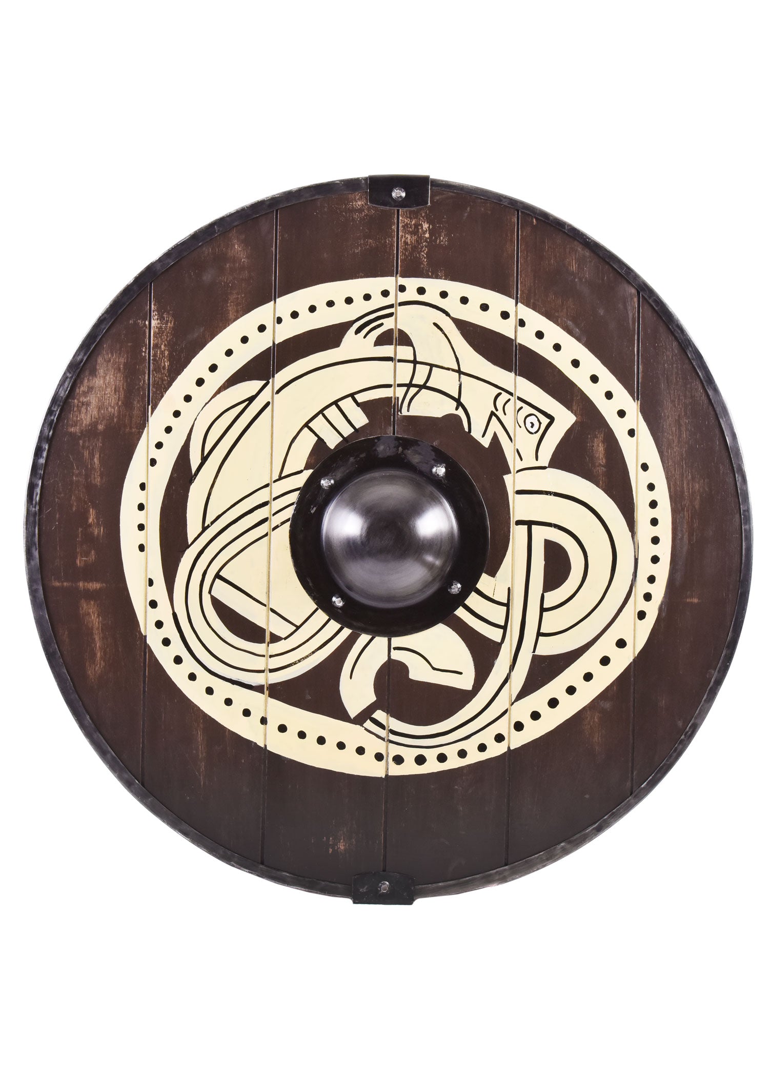 Imagen única de: Escudo Vikingo Pintado A Mano 24" (61Cm)