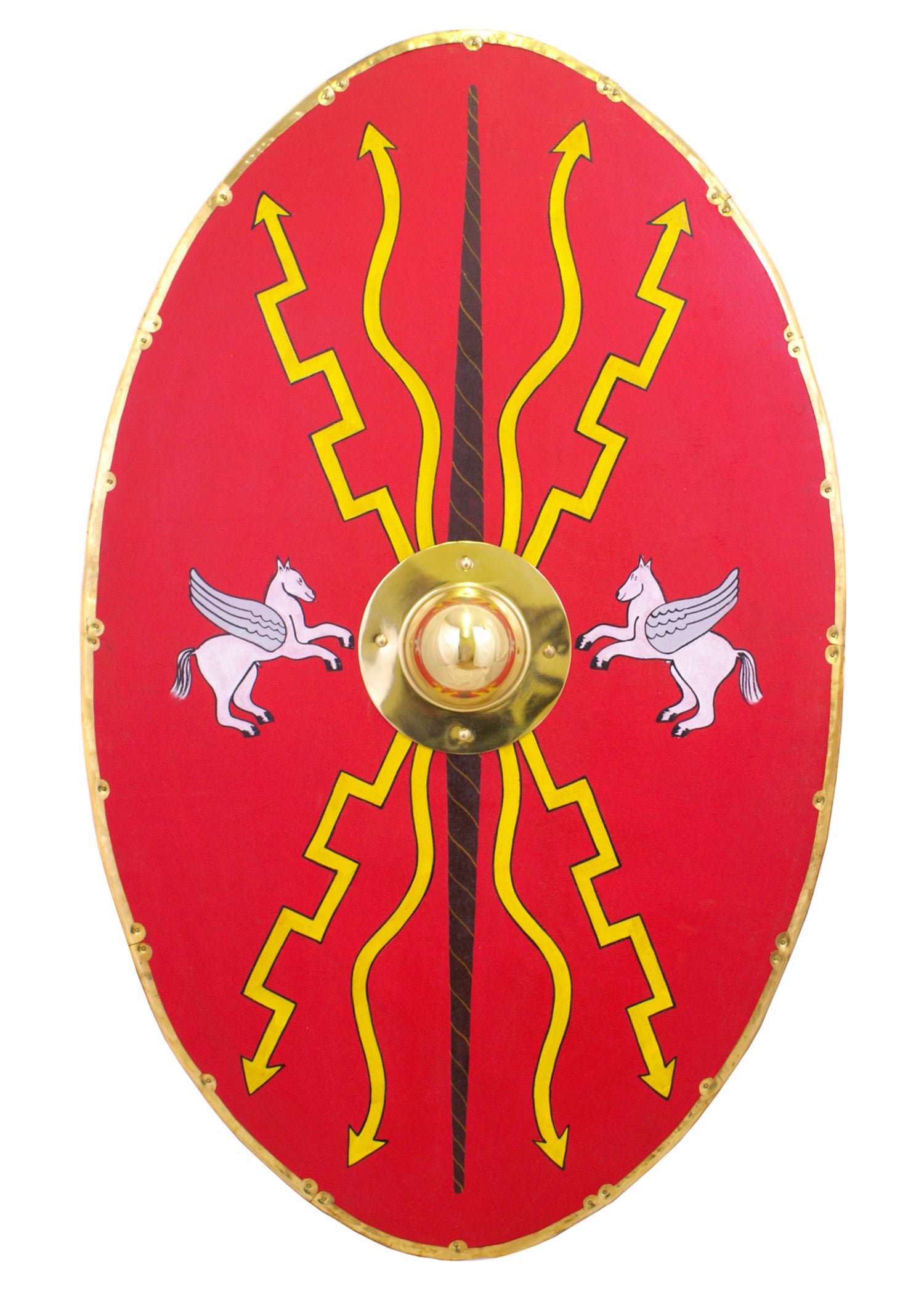 Imagen única de: Escudo De Centurión Con Cubierta De Lino Y Jefe De Escudo