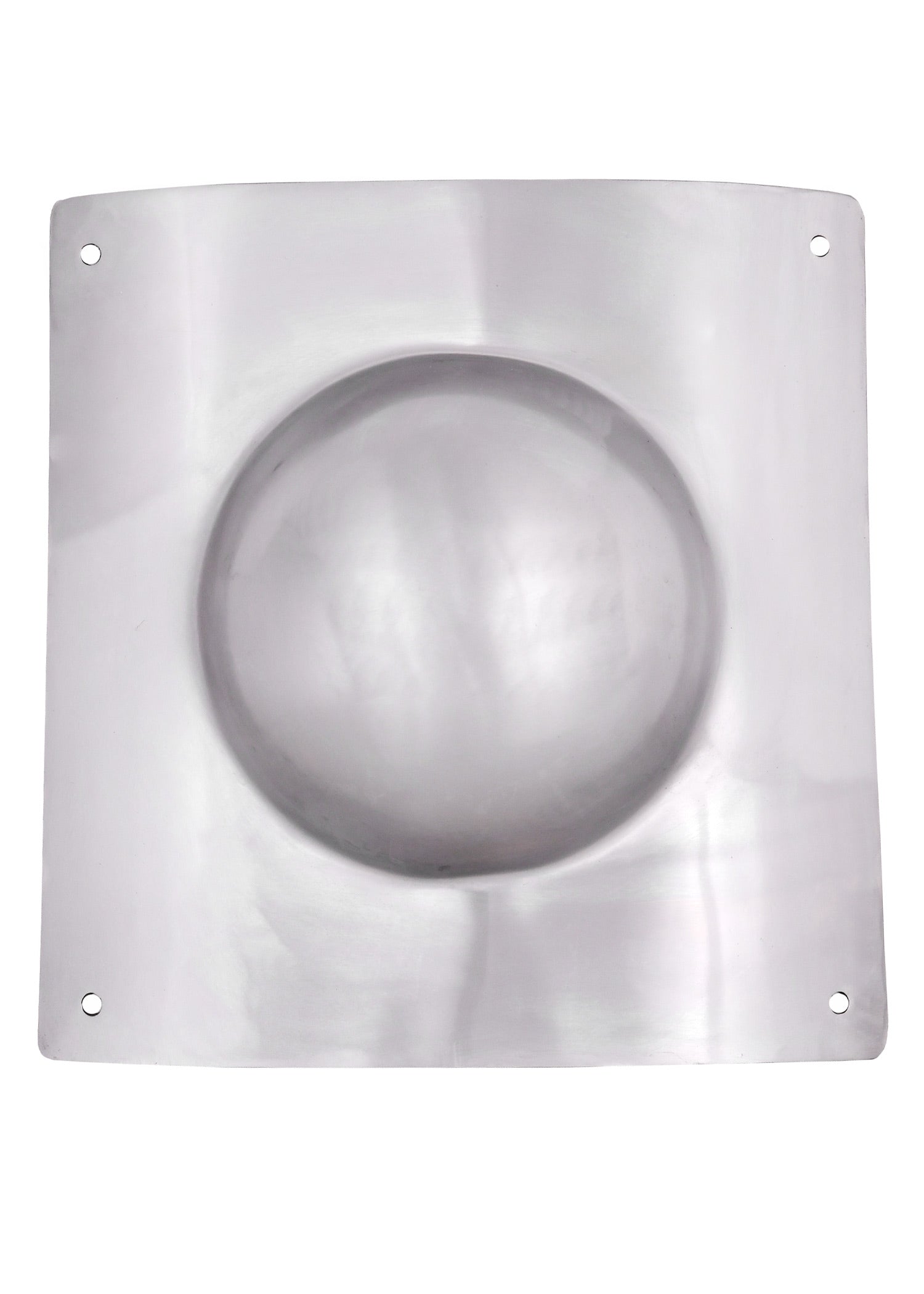 Imagen única de: Resalte De Escudo Cuadrado, Umbo, Acero De 1,6 Mm, Curvado