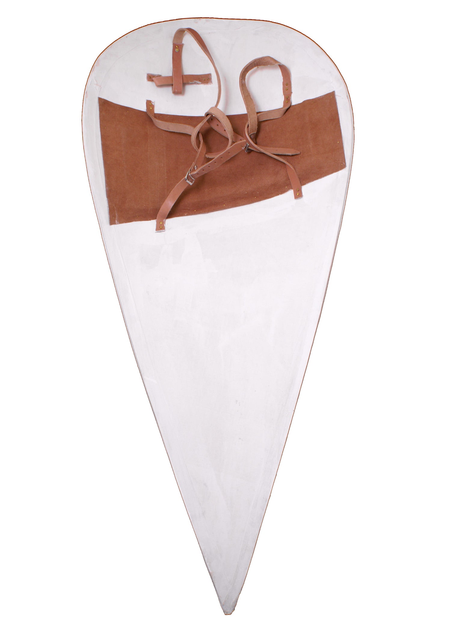 Imagen única de: Escudo Normando De Madera, En Blanco Para Pintar.