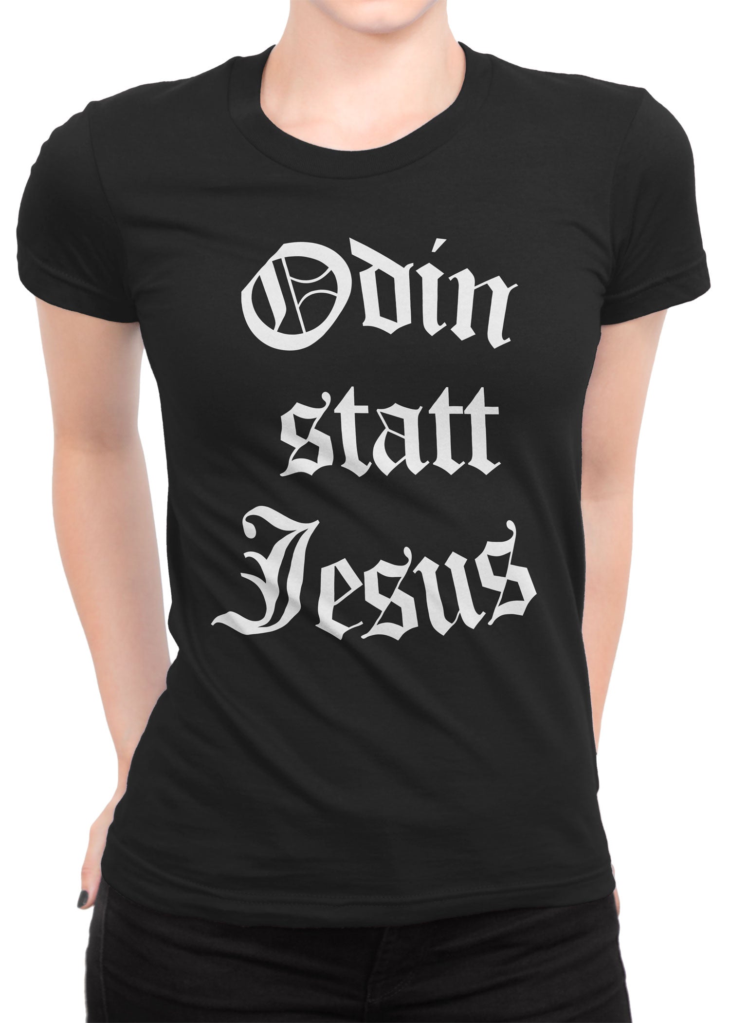 Imagen única de: Camisa Femenina: Odín En Lugar De Jesús