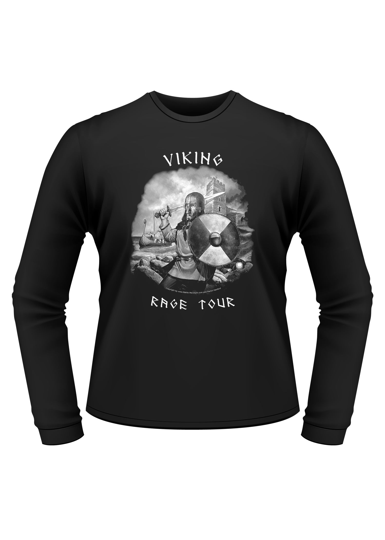 Imagen única de: Camiseta De Manga Larga: Viking Rage Tour