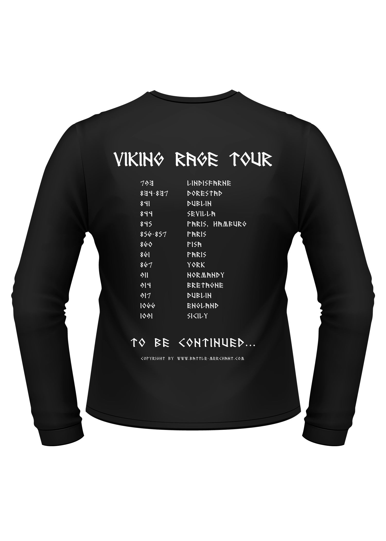 Imagen única de: Camiseta De Manga Larga: Viking Rage Tour