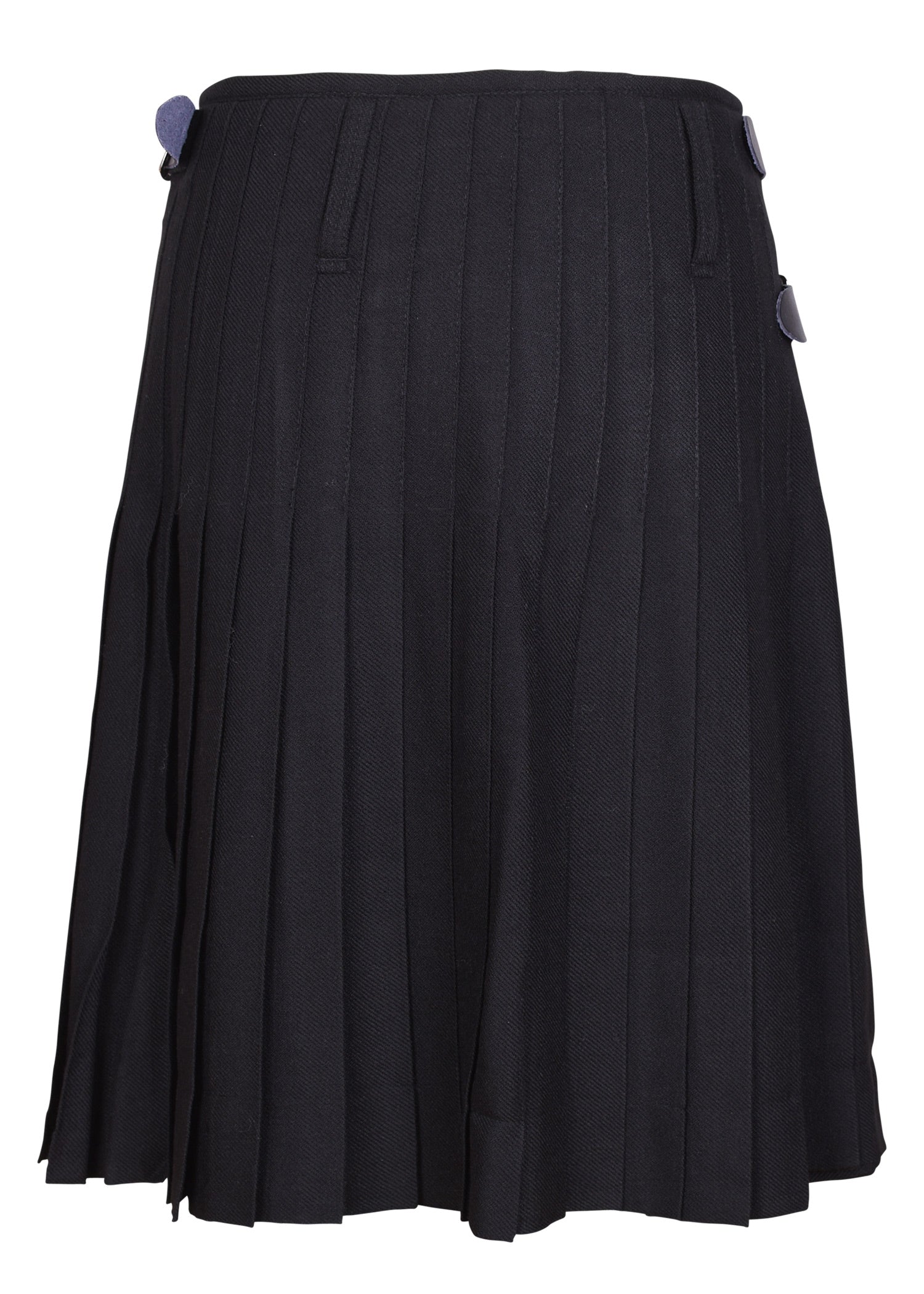 Imagen única de: Falda Escocesa De 8 Yardas, Falda De Tartán, Negra (Uni)