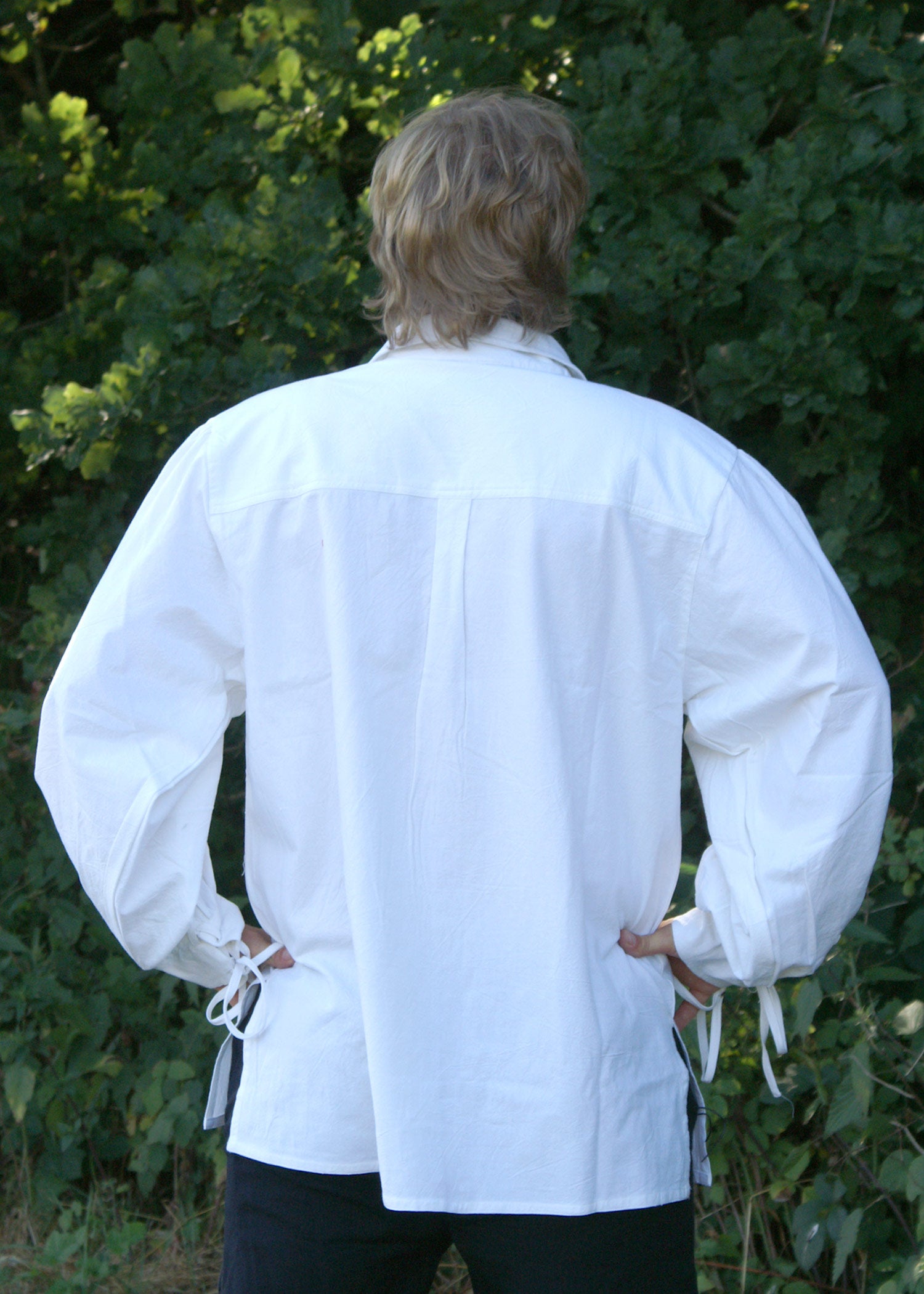 Imagen única de: Camisa Medieval Tardía De Algodón, Natural
