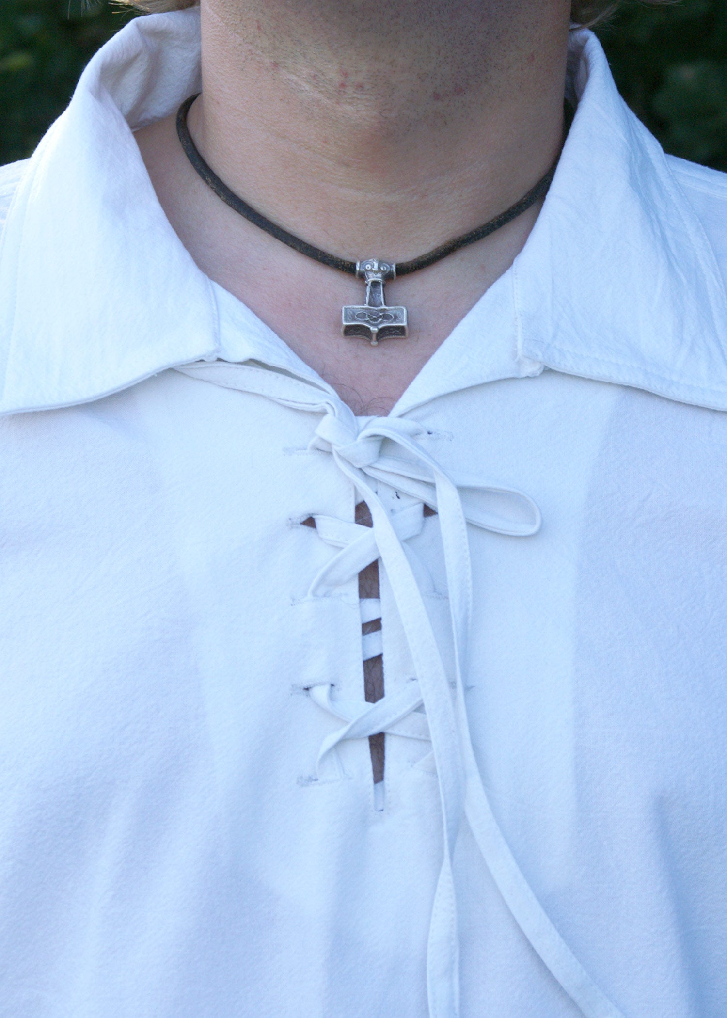 Imagen única de: Camisa Medieval Tardía De Algodón, Natural