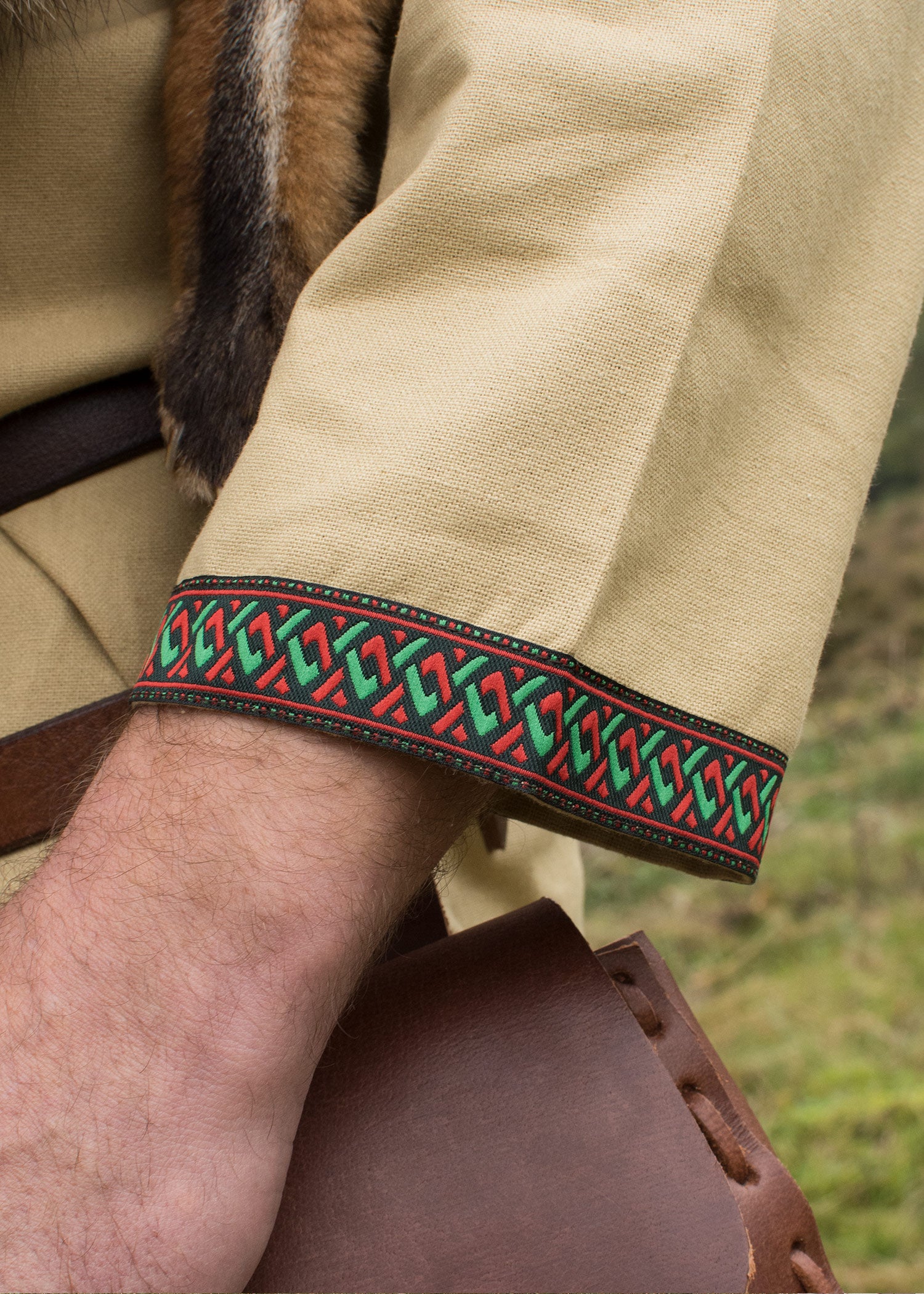 Imagen única de: Túnica Vikinga De Algodón, Beige