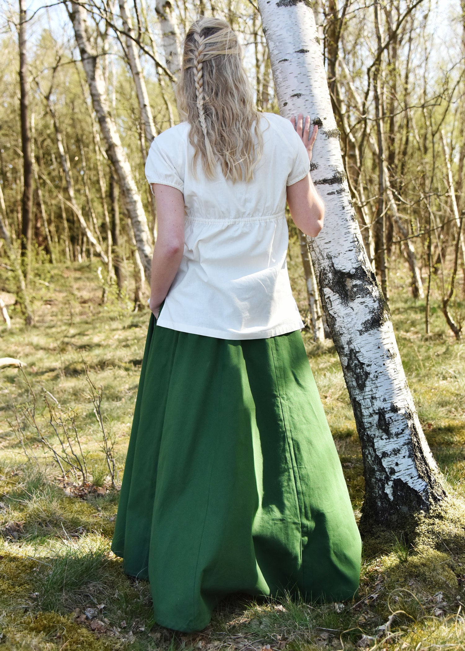 Imagen única de: Falda Medieval, De Vuelo, Verde