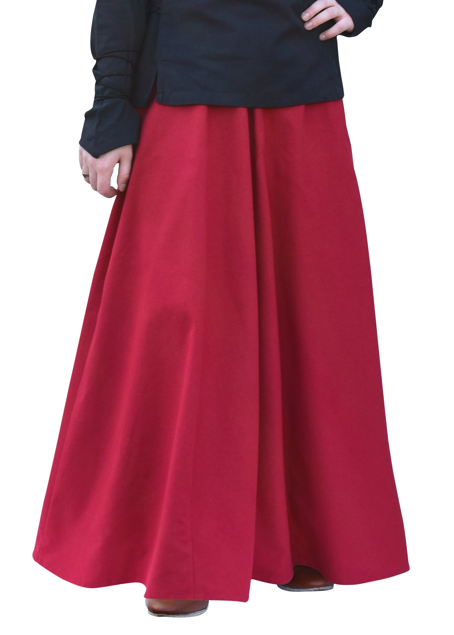 Imagen única de: Falda Medieval, De Vuelo, Roja
