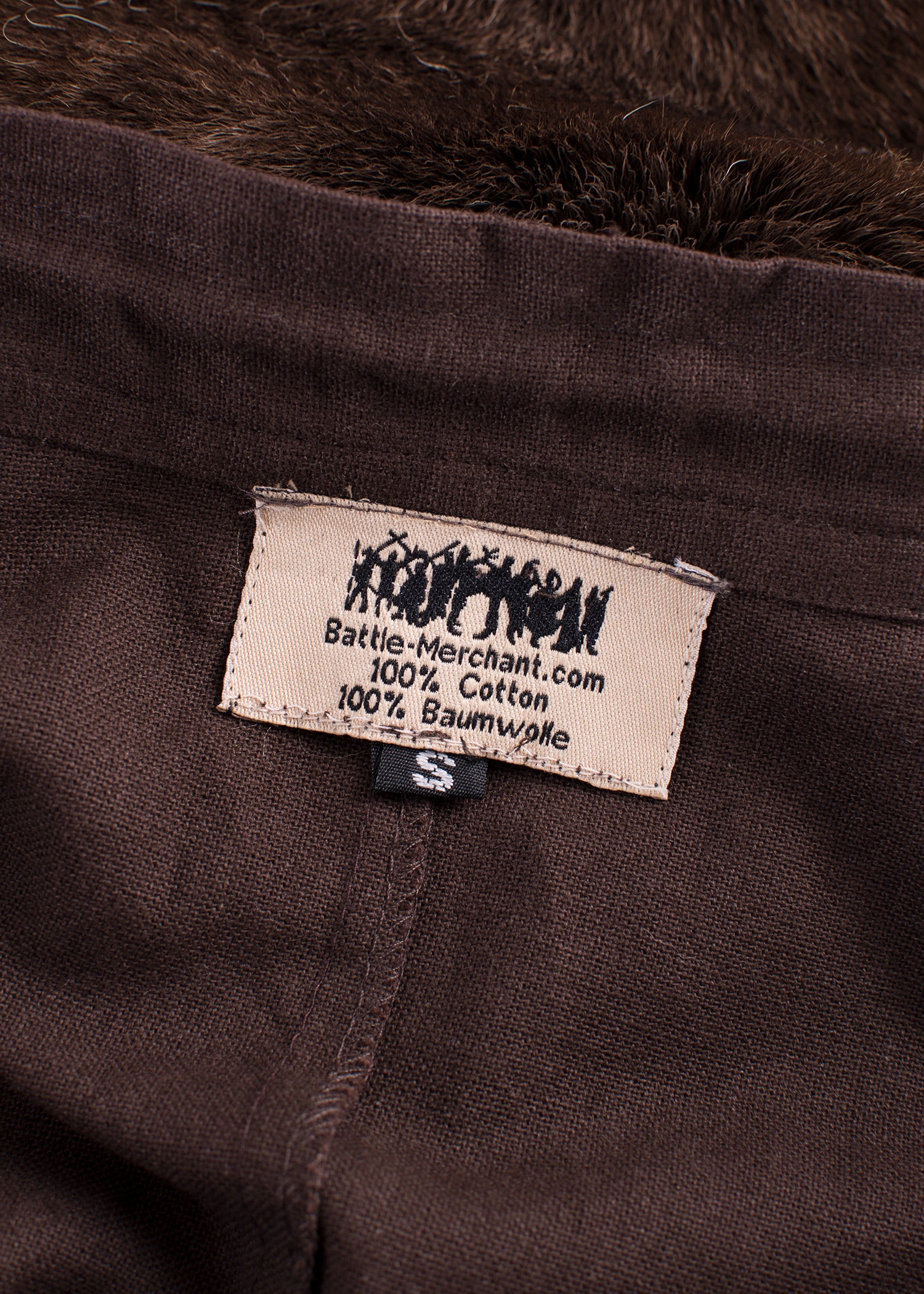 Imagen única de: Falda Medieval Con Vuelo, Marrón Oscuro