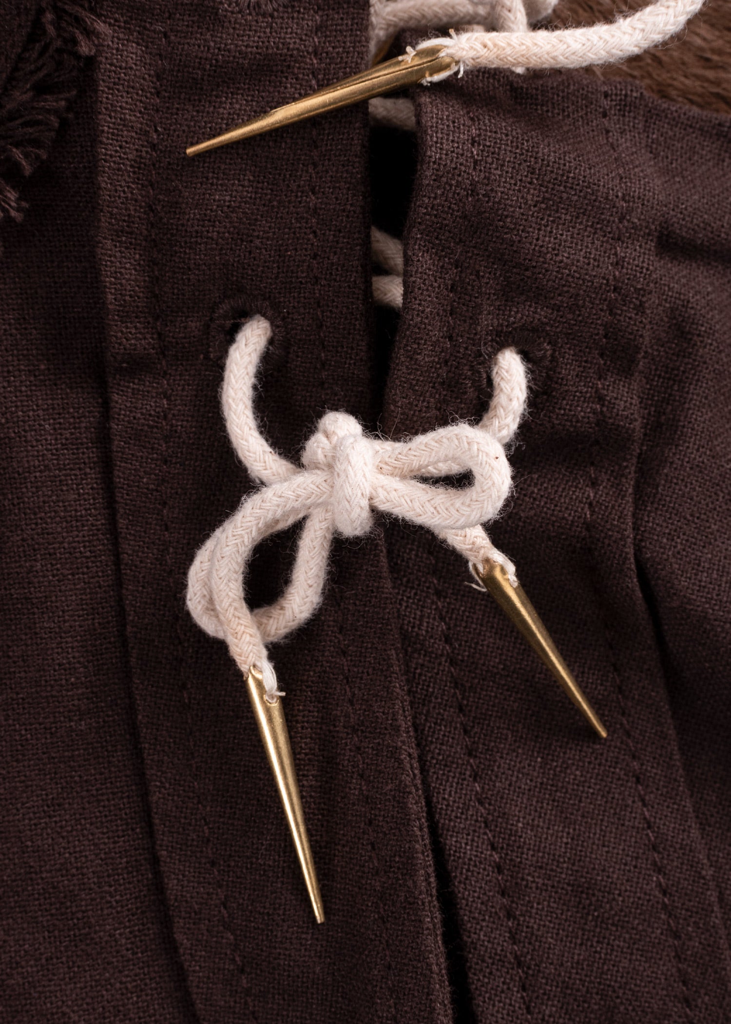 Imagen única de: Puntas De Nido De Latón, Con Corona, 10 Piezas