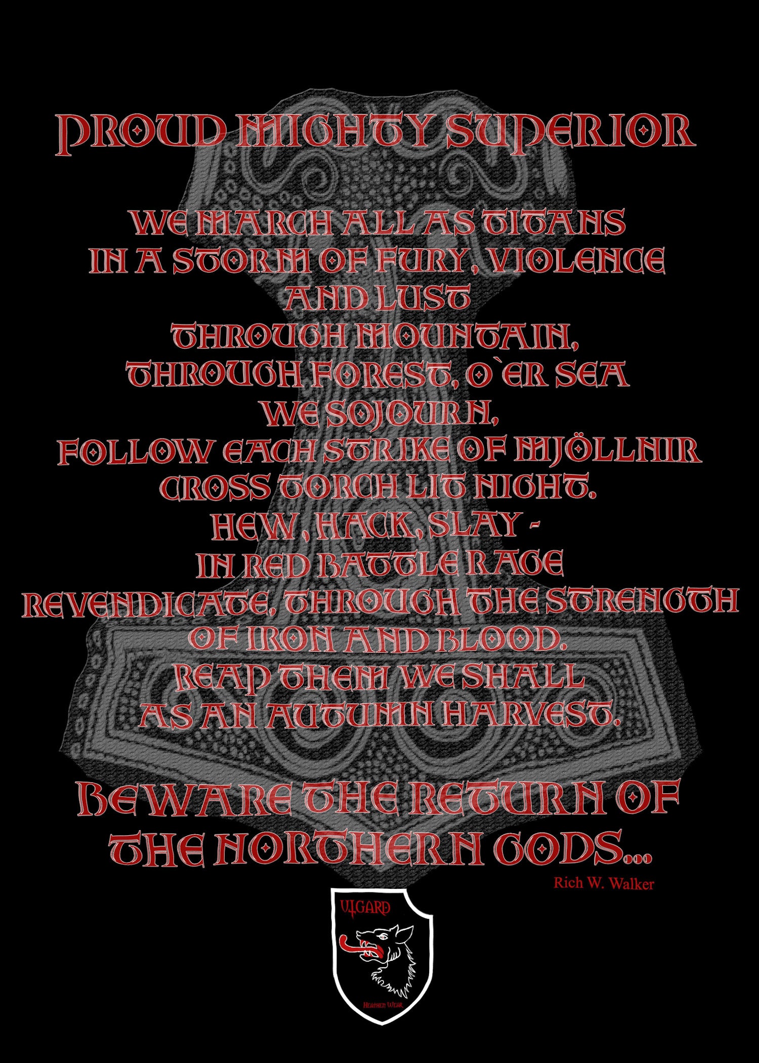 Imagen única de: Camiseta Cuidado Con El Regreso De... Thor