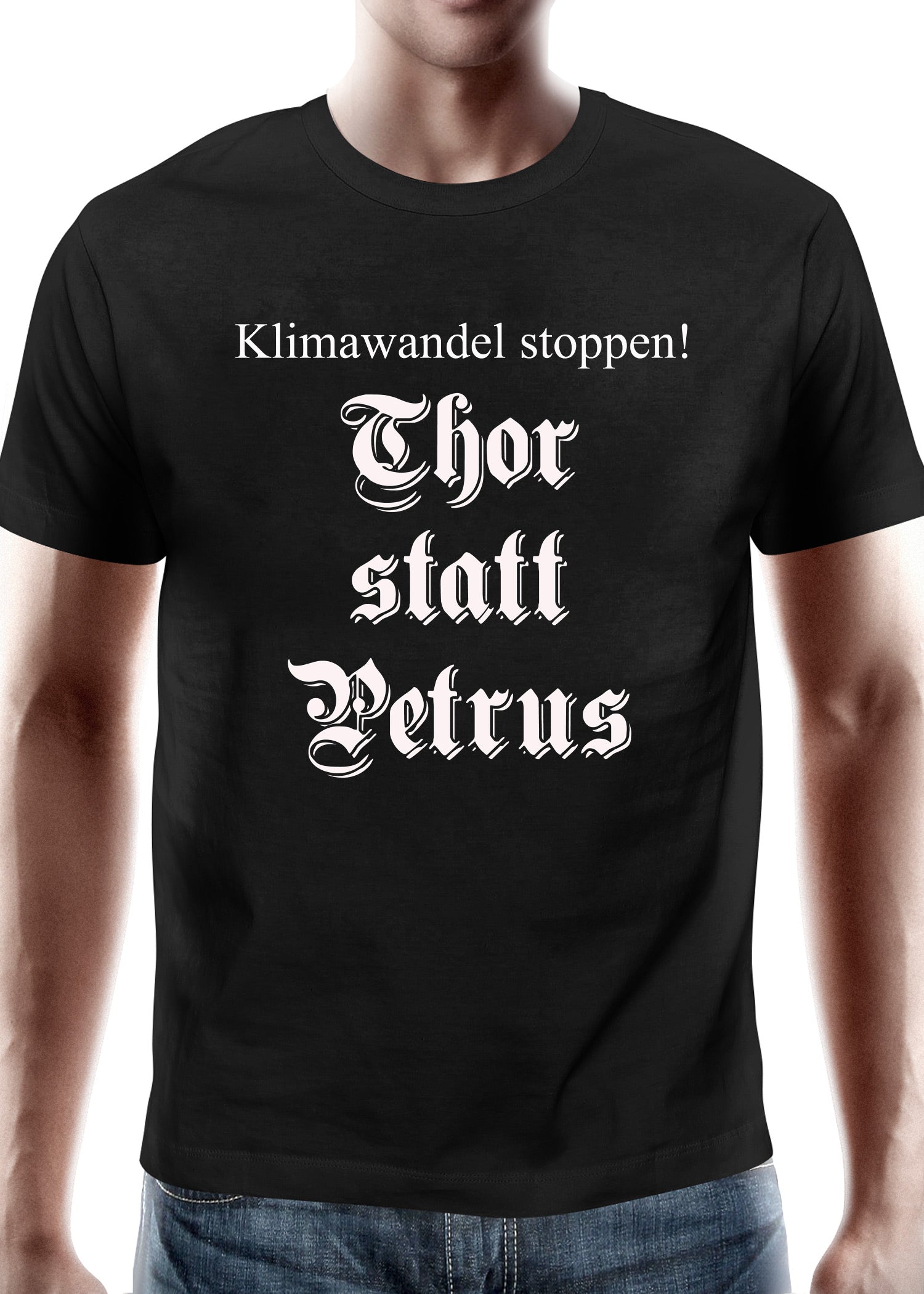 Imagen única de: Camiseta Stop Cambio Climático - Thor En Lugar De Peter