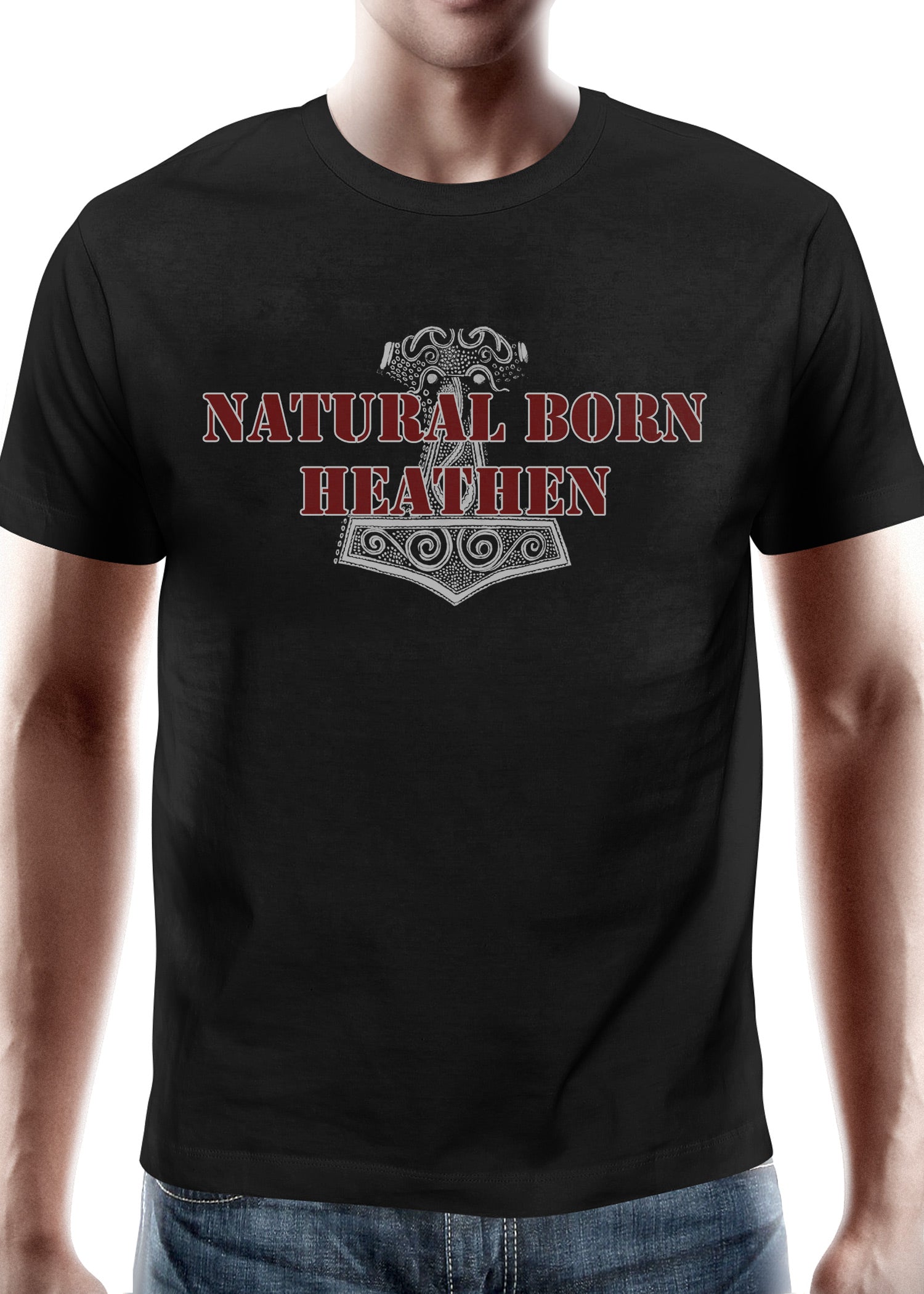 Imagen única de: Camiseta Natural Born Heathen