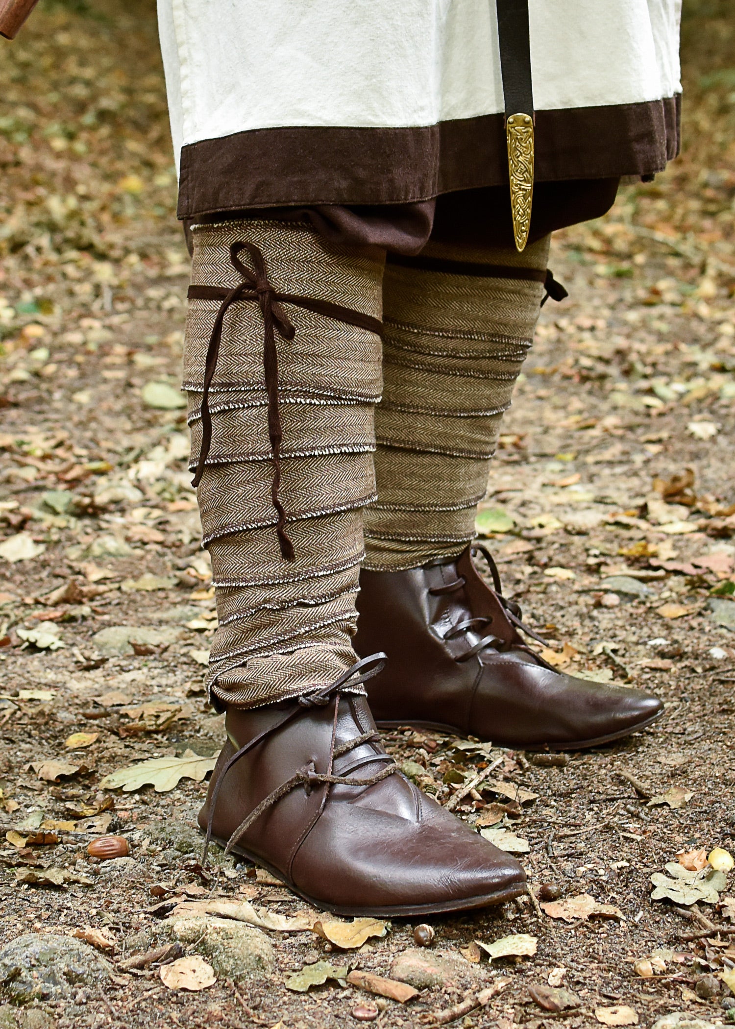 Envoltura Vikinga Para Pantorrillas / Piernas, Diseño En Espiga, Varios Colores - Tienda Medieval.