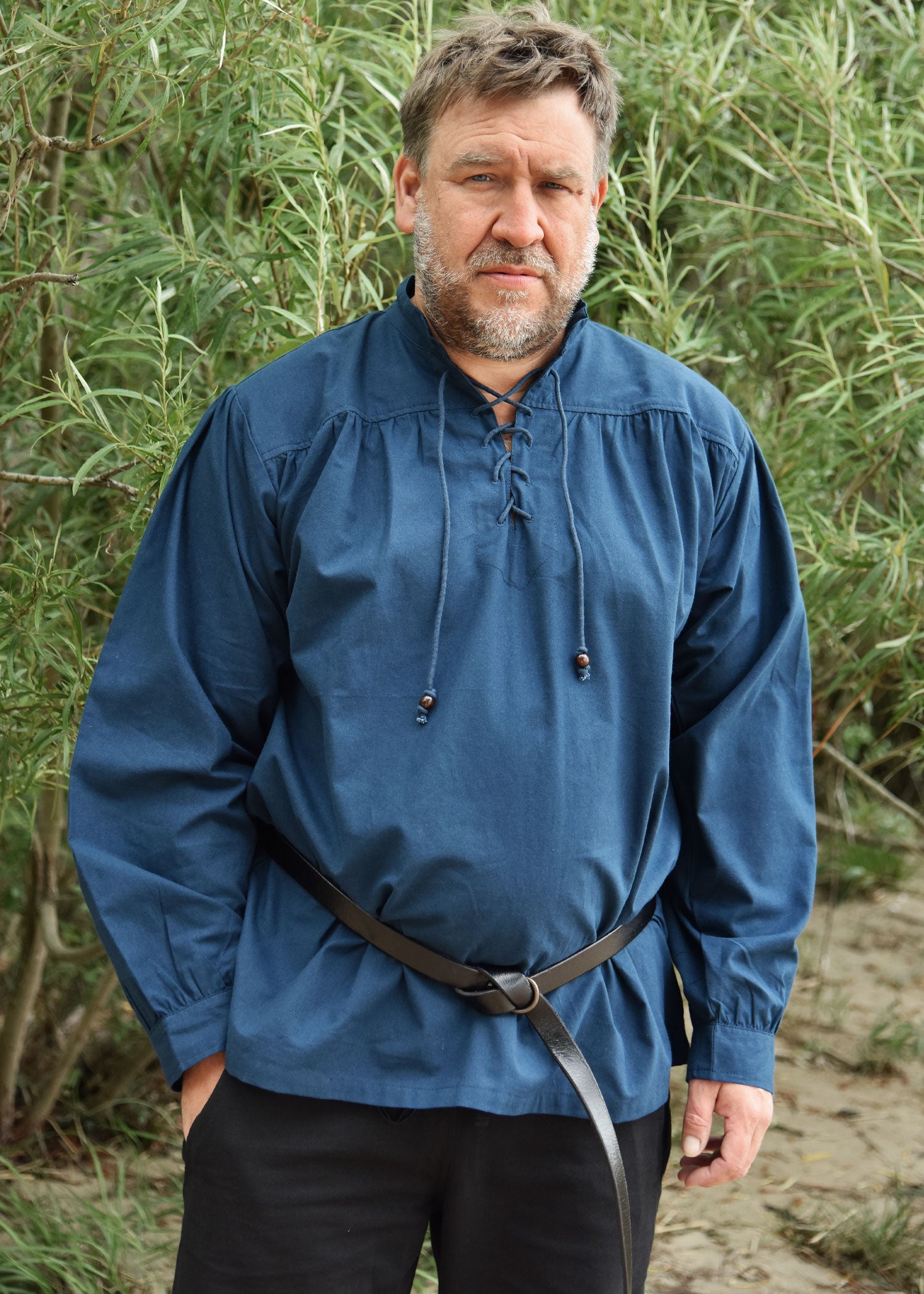 Imagen única de: Camisa Medieval Ludwig, Azul