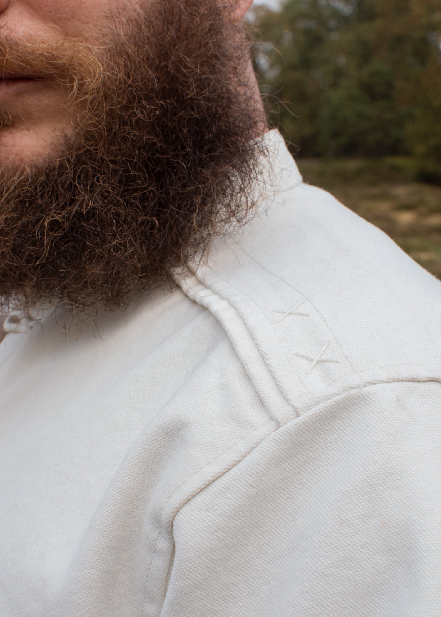 Imagen única de: Camisa Medieval Sin Cordones Wille, Natural