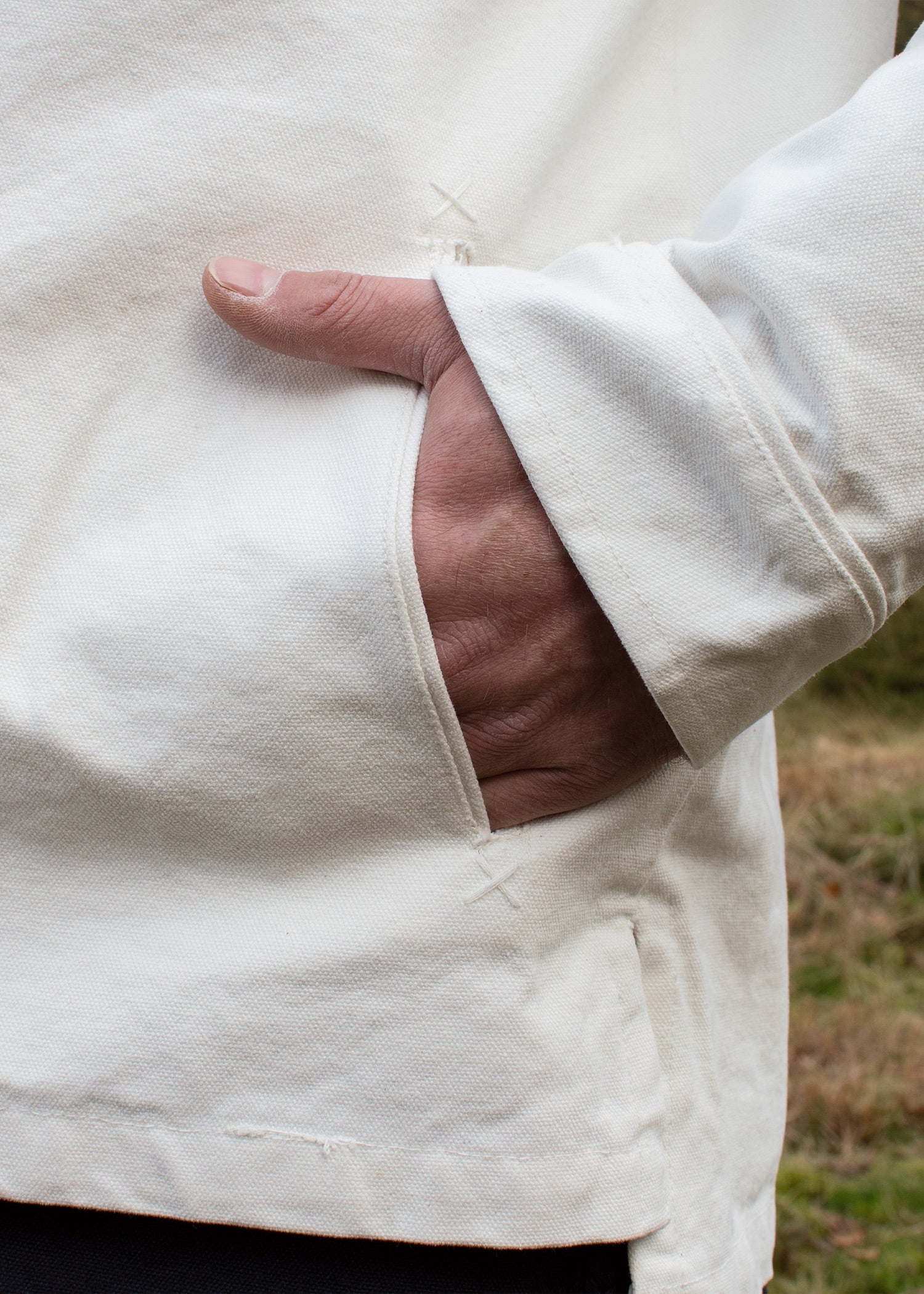 Imagen única de: Camisa Medieval Sin Cordones Wille, Natural
