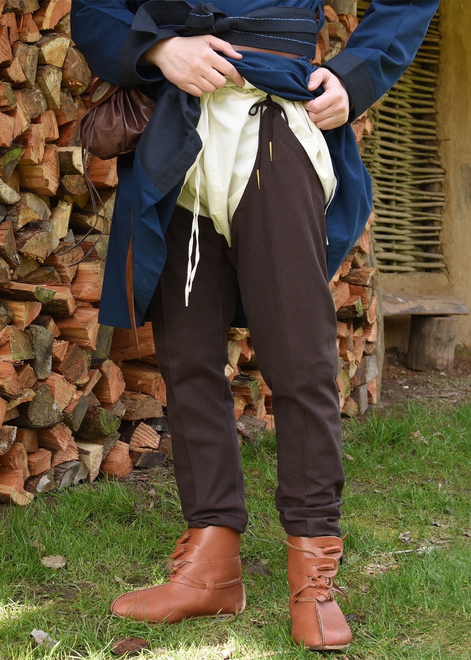 Pantalones Bruche Johann, Natural - Tienda Medieval.