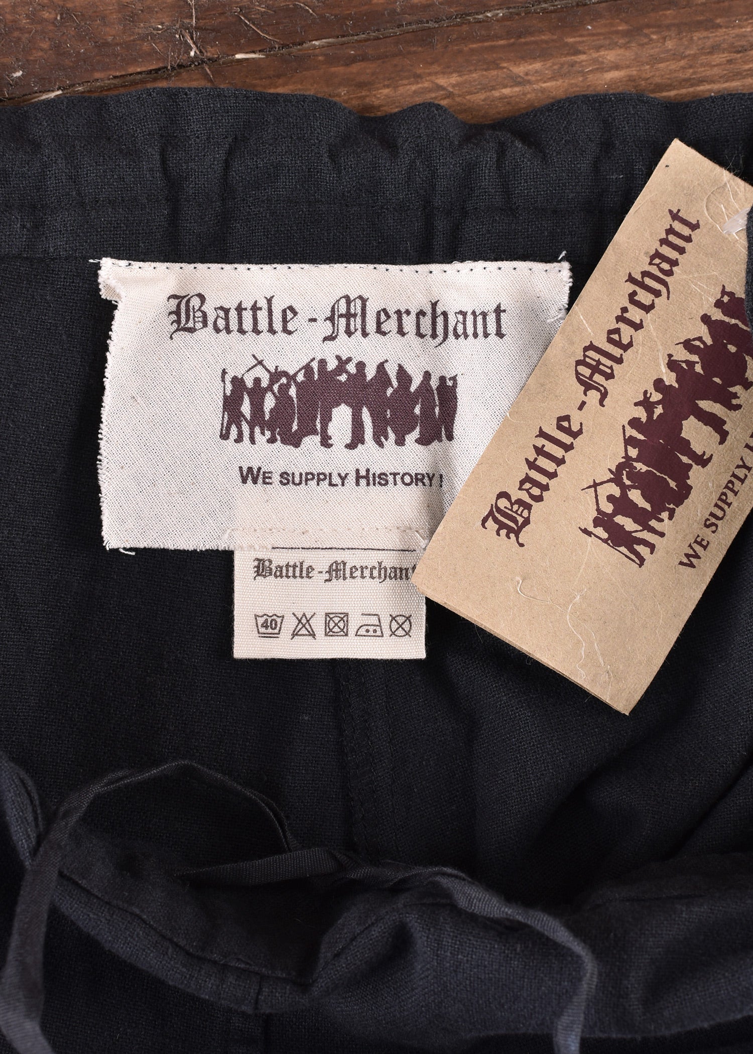 Imagen única de: Pantalón Medieval Sencillo Hagen, Negro