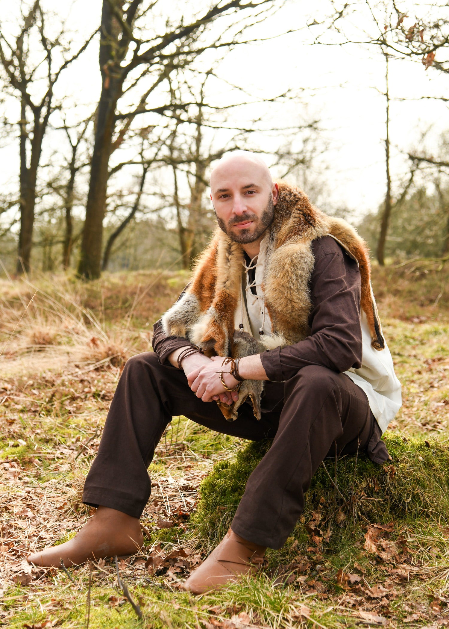 Imagen única de: Pantalón Medieval Sencillo Hagen, Marrón