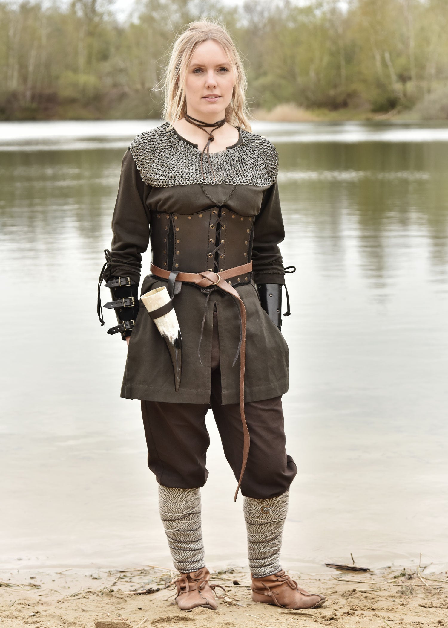 Imagen única de: Pantalón Medieval Sencillo Hagen, Marrón