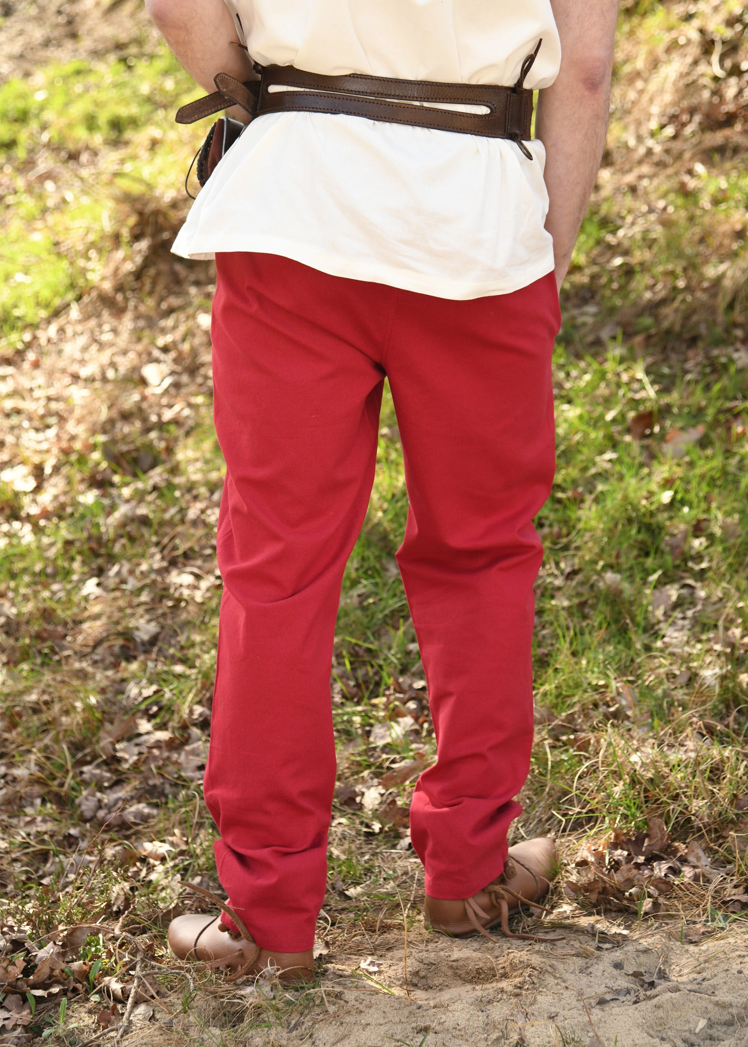 Imagen única de: Pantalón Medieval Sencillo Hagen, Rojo