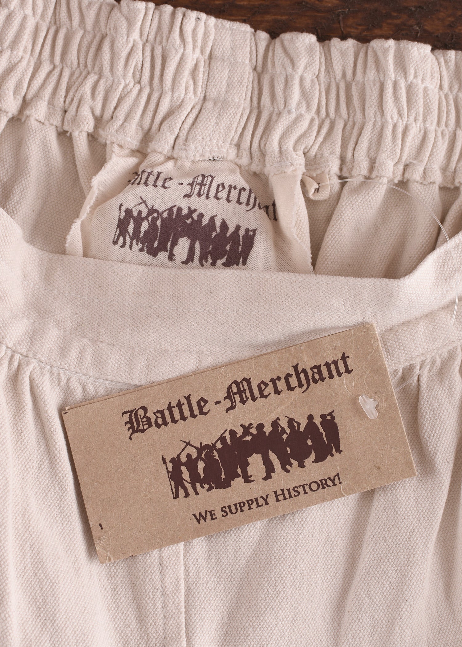Imagen única de: Pantalón Medieval Ancho Hermann, Natural