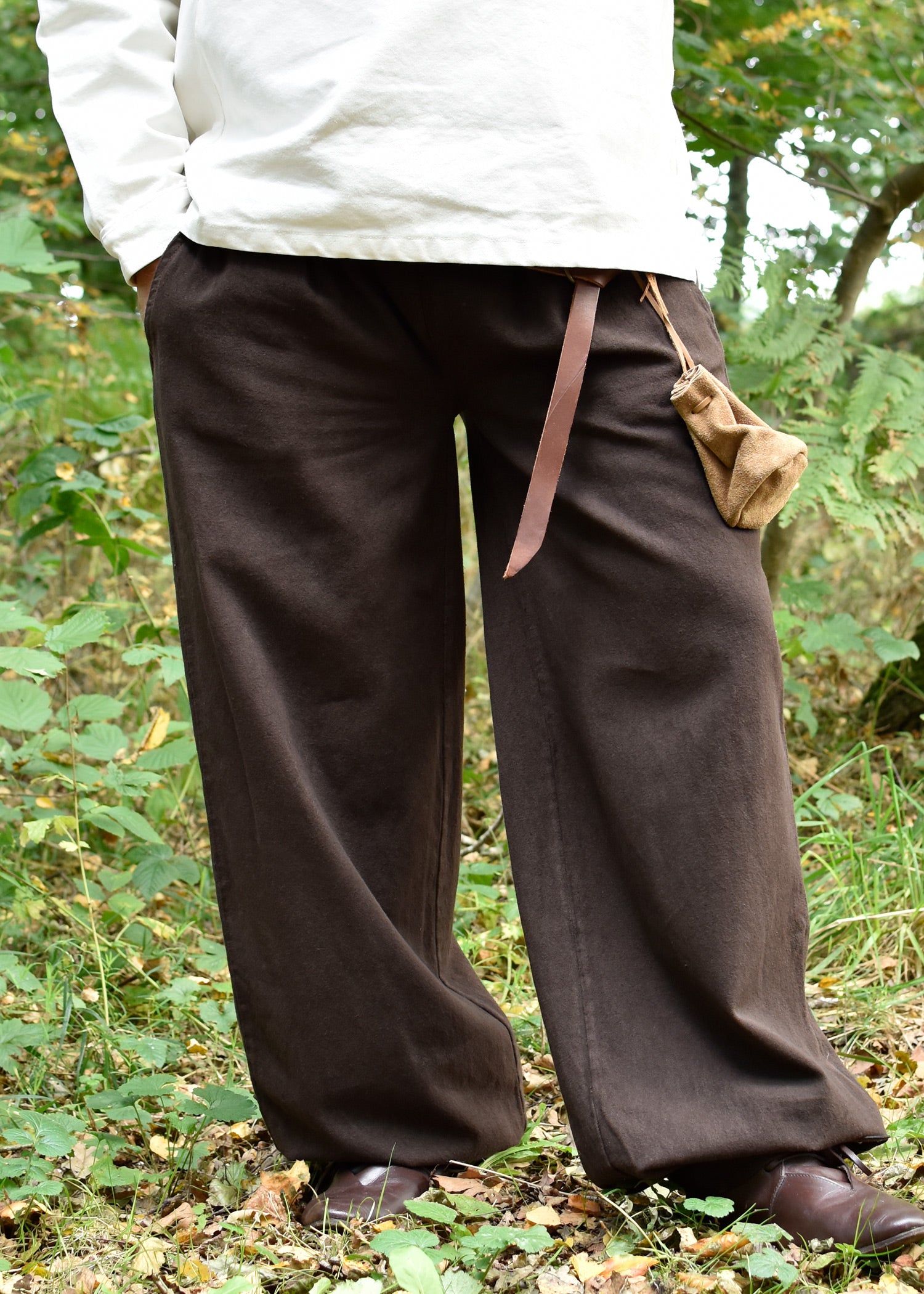 Imagen única de: Pantalón Medieval Ancho Hermann, Marrón