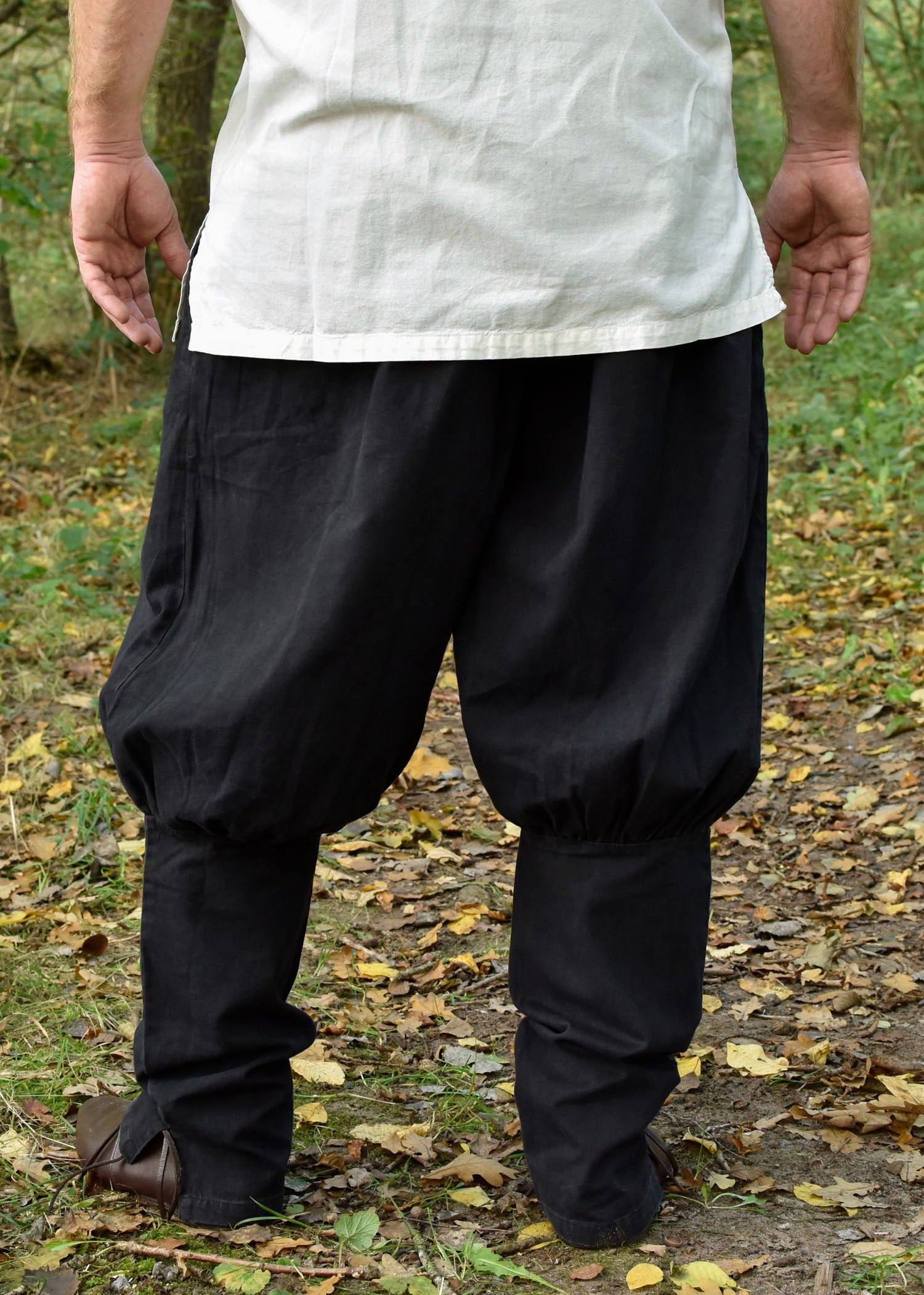 Imagen única de: Pantalón Vikingo / Pantalón De Junco Olaf, Negro