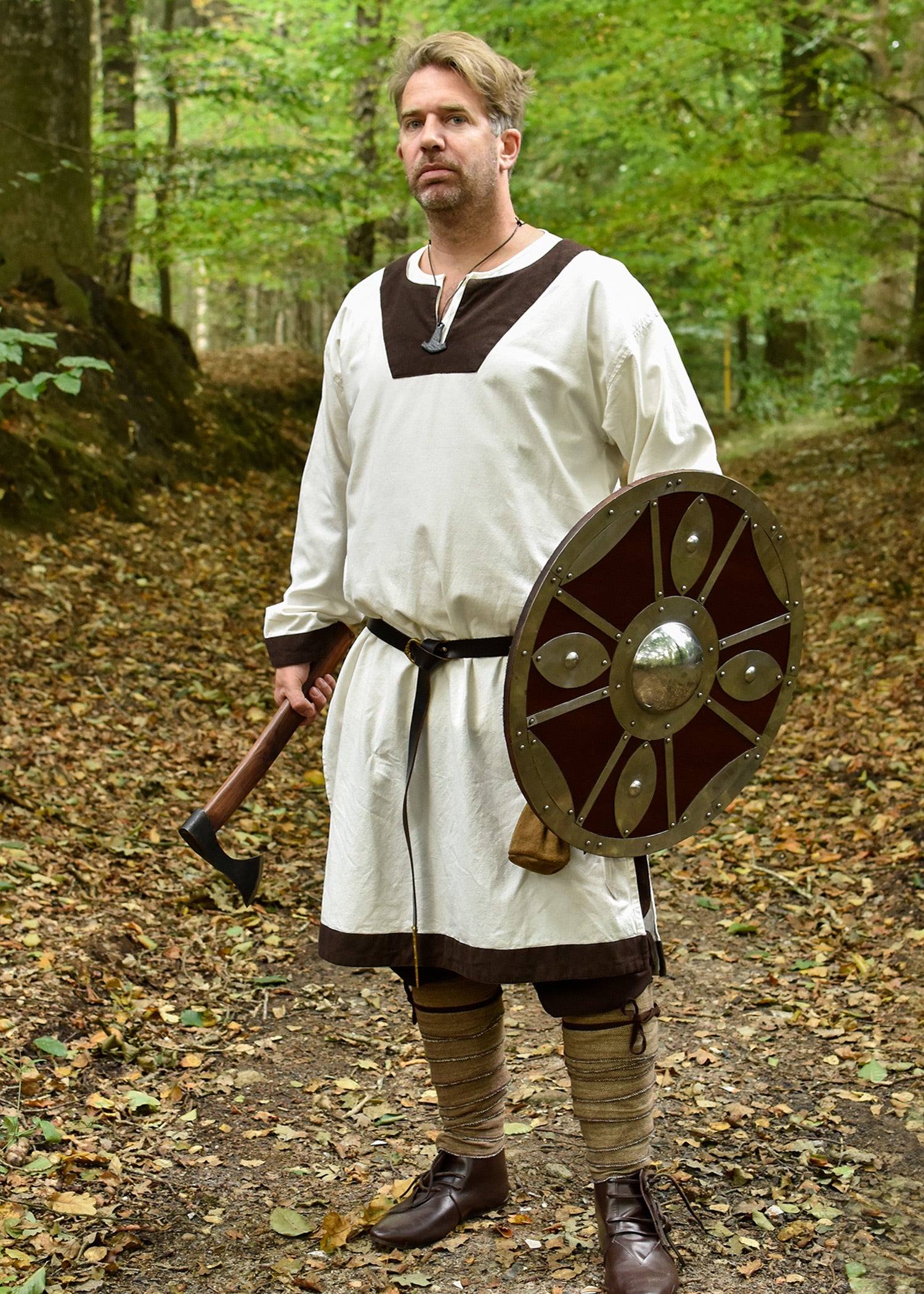 Imagen única de: Pantalón Vikingo / Pantalón De Junco Olaf, Marrón