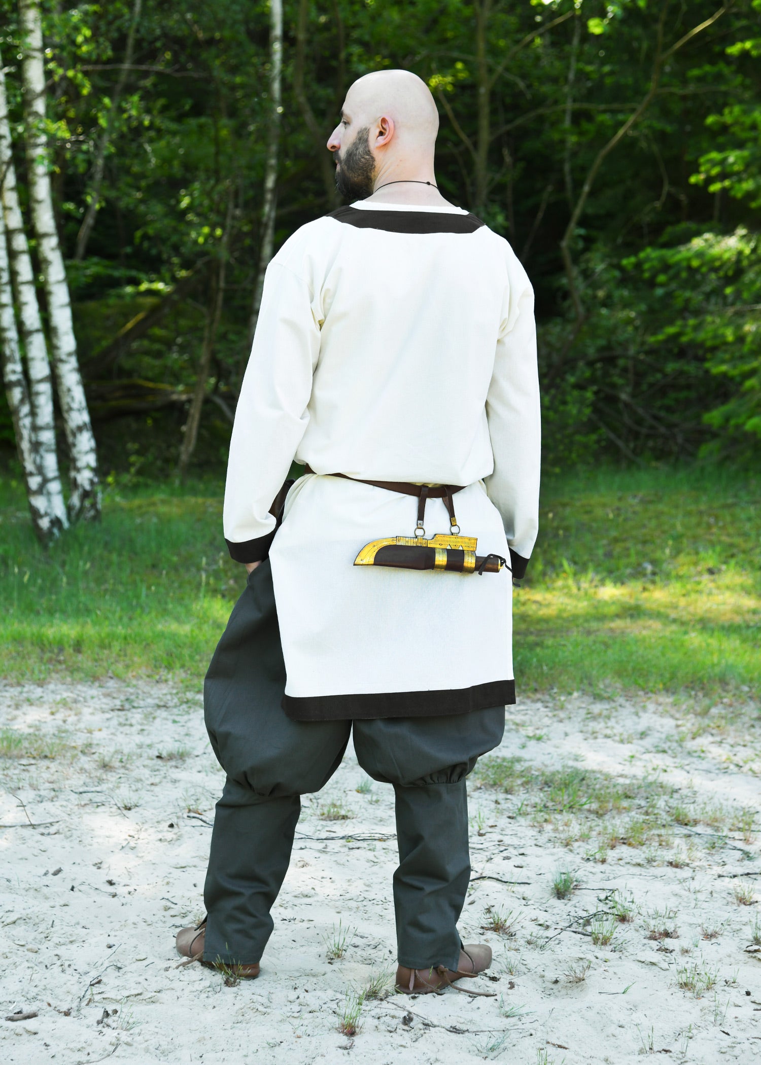 Imagen única de: Pantalón Vikingo / Pantalón De Junco Olaf, Verde Oliva