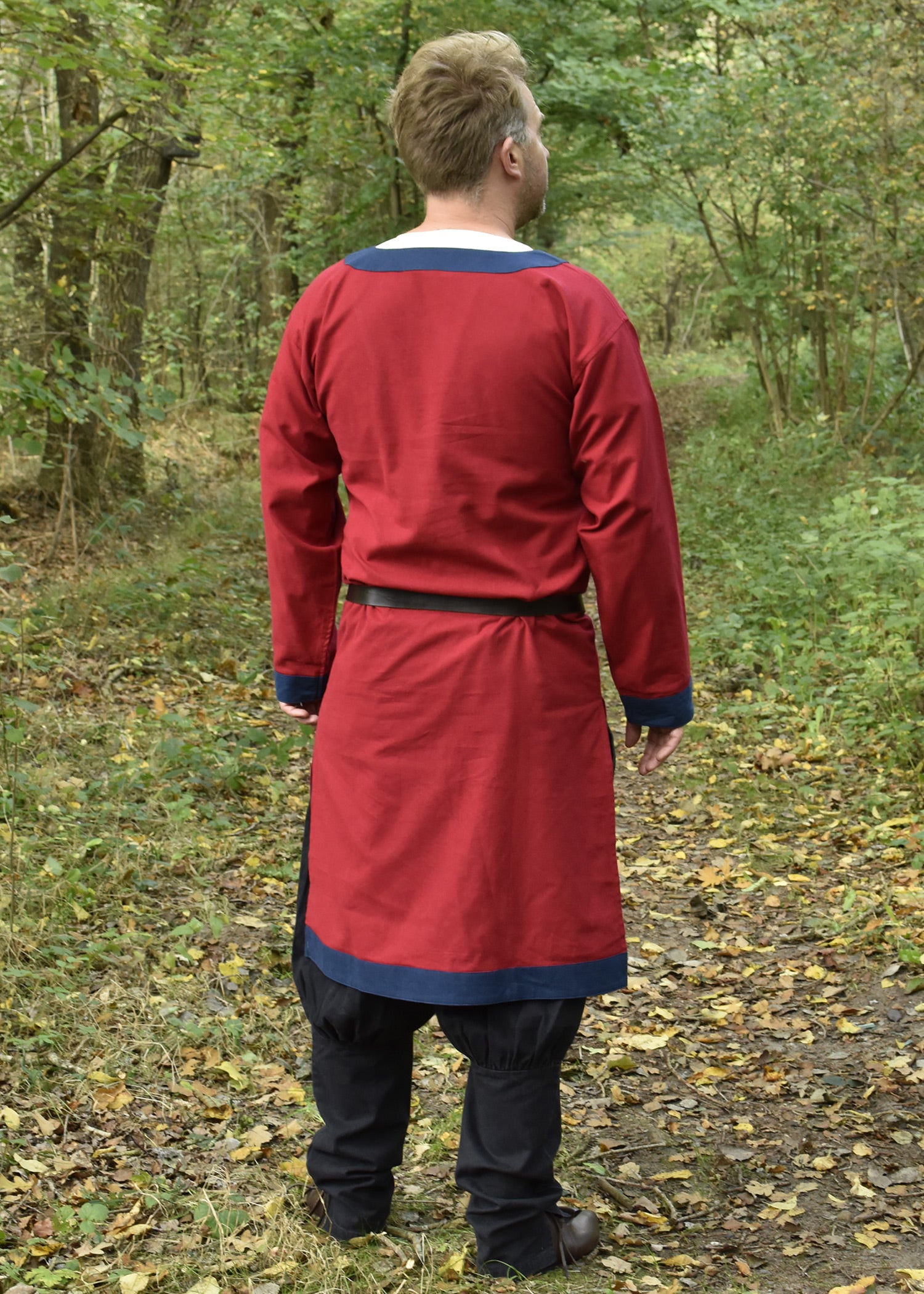 Imagen única de: Túnica Medieval Vallentin, Rojo/azul