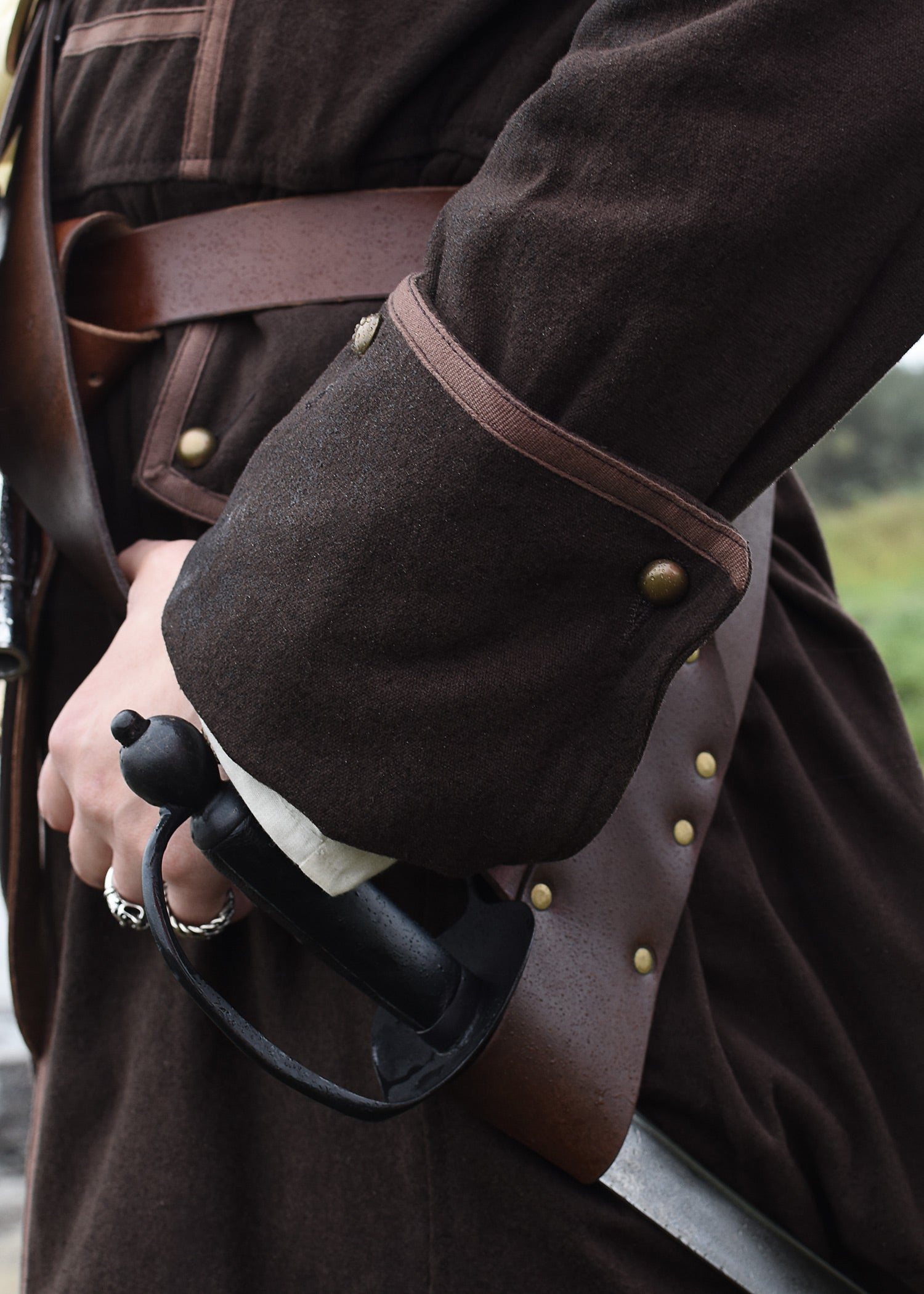 Imagen única de: Abrigo Pirata Edward, Justaucorps, Marrón