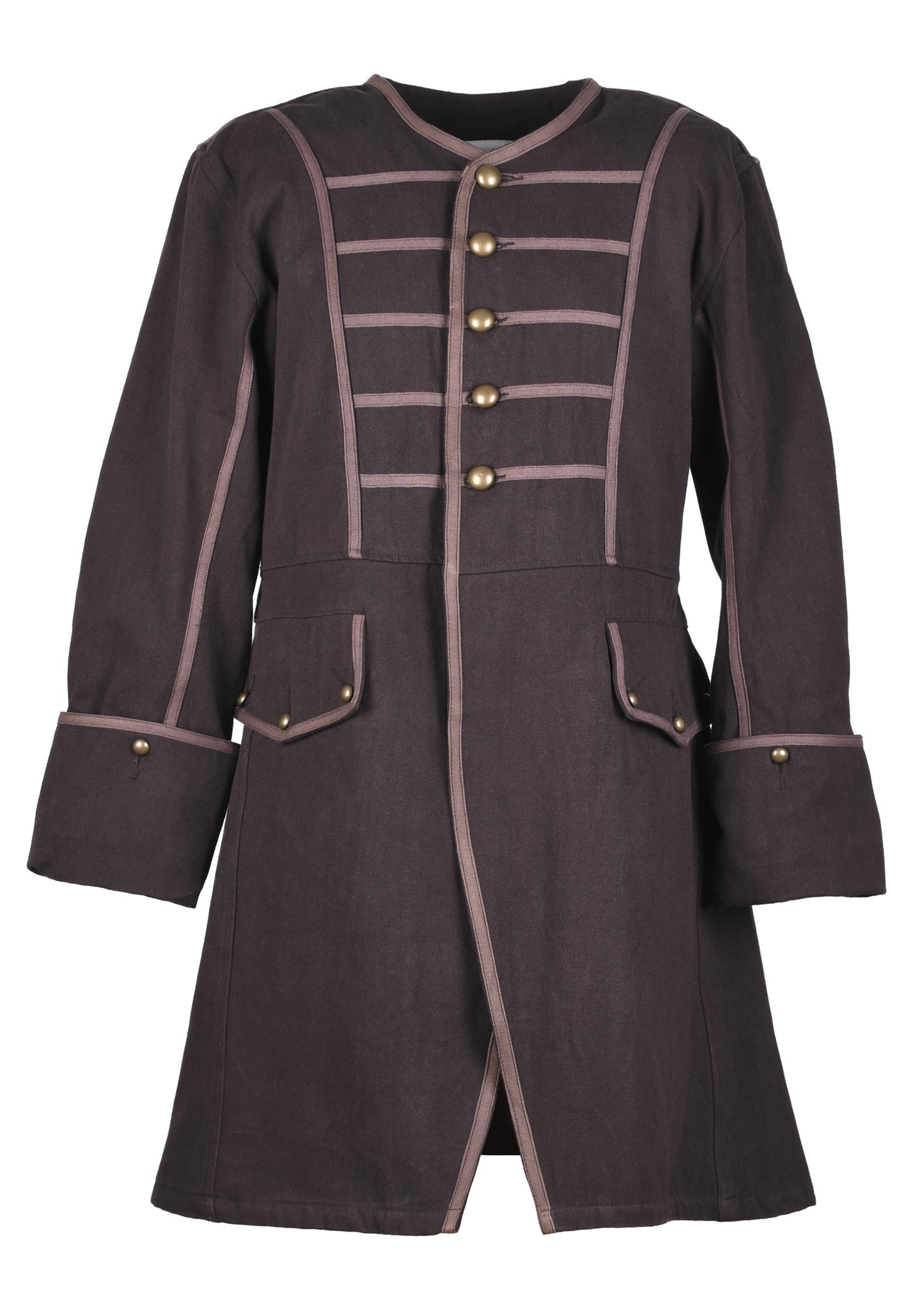 Imagen única de: Abrigo Pirata Edward, Justaucorps, Marrón