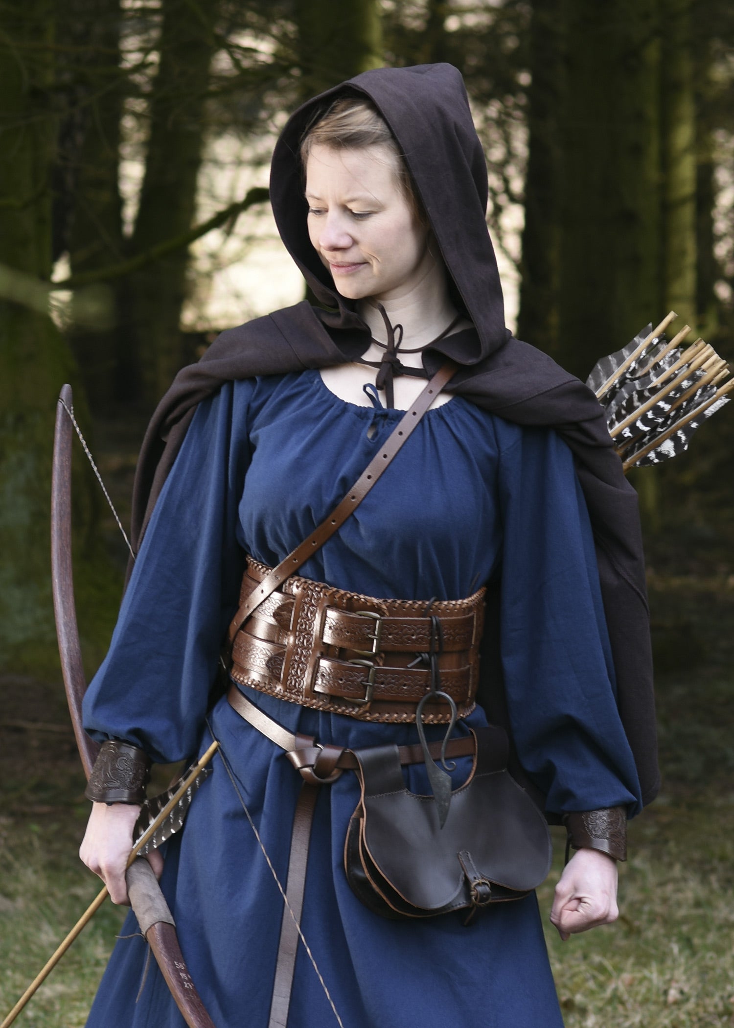 Imagen única de: Gugel Medieval Abierto Markus, Lienzo, Varios Colores
