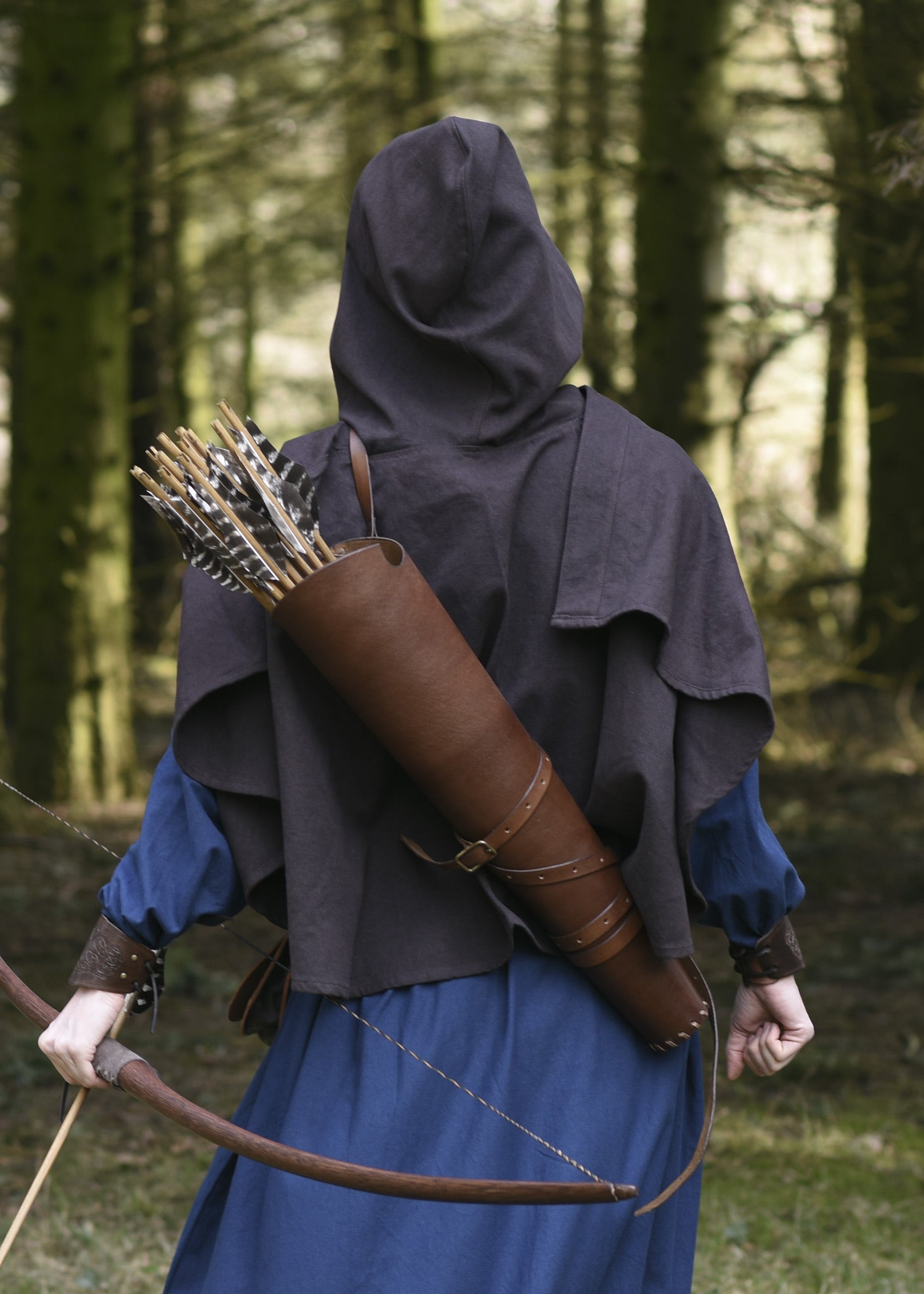 Imagen única de: Carcaj De Cuero, Marrón