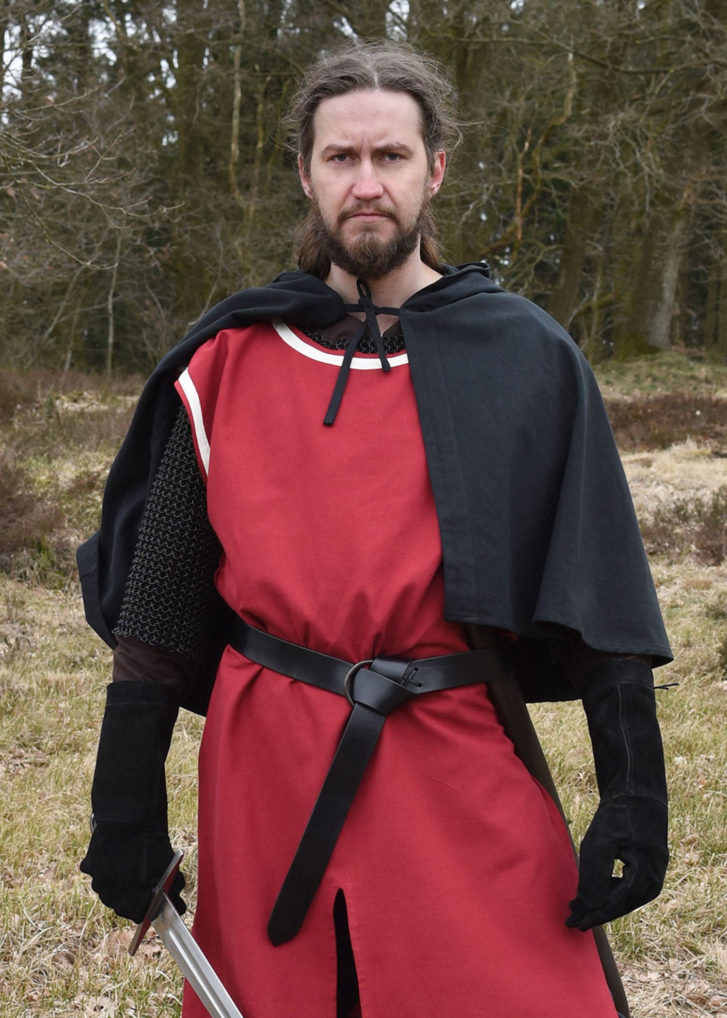 Imagen única de: Gugel Medieval Abierto Markus, Lienzo, Varios Colores