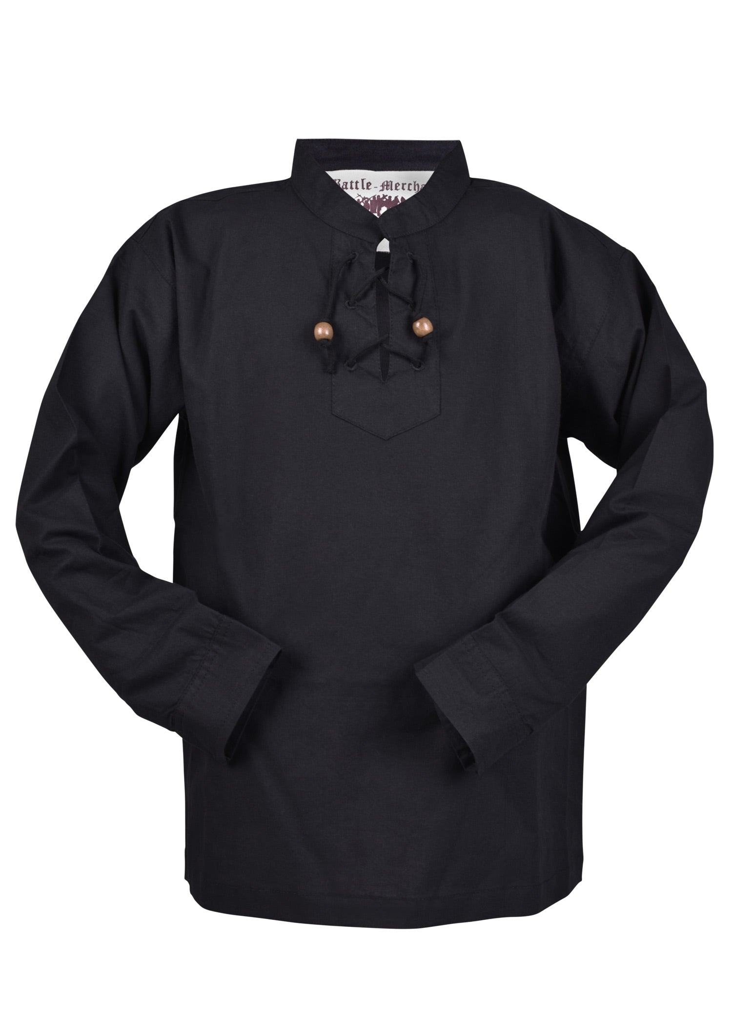 Imagen única de: Camisa Medieval Infantil Colin, Negra