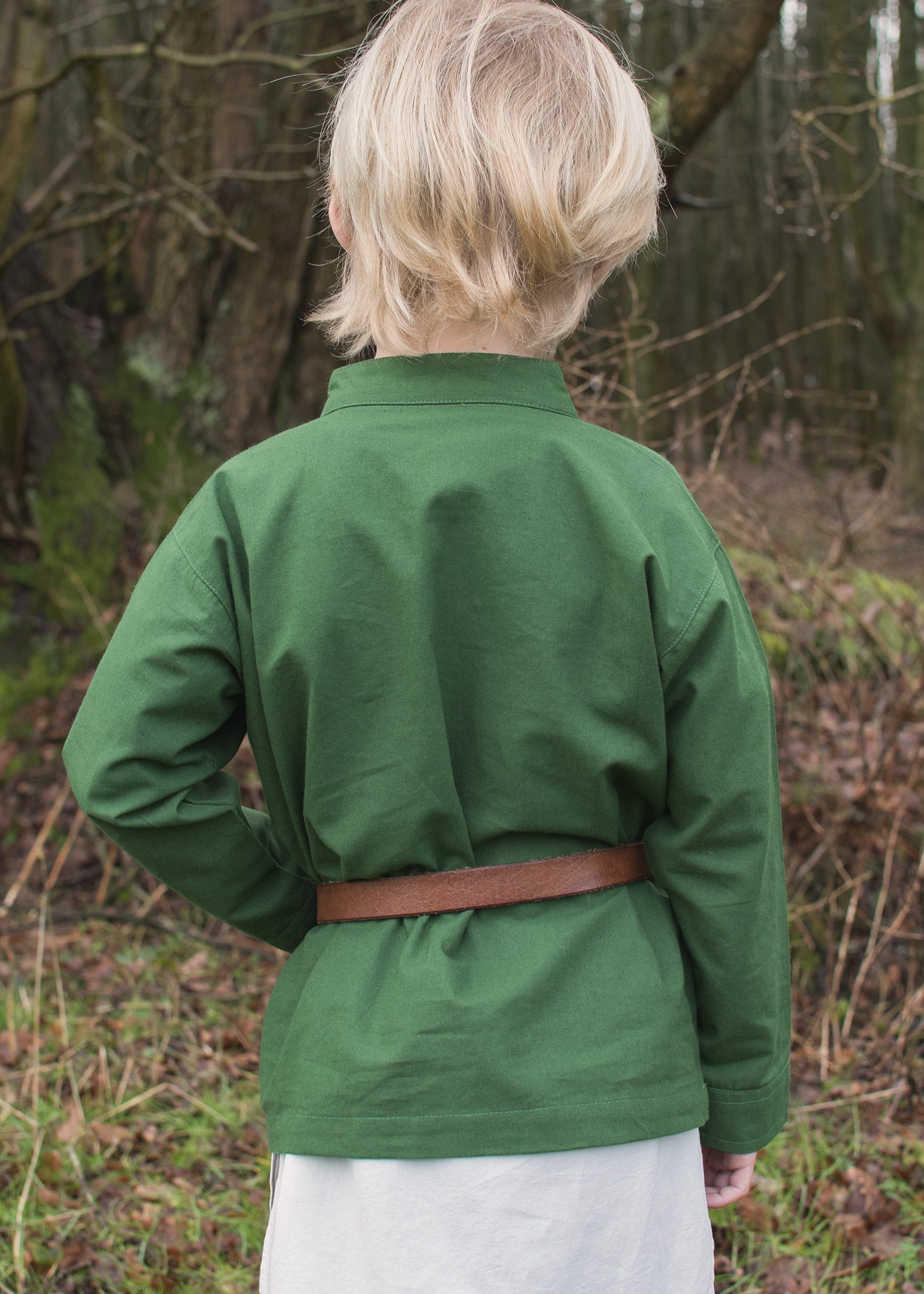 Imagen única de: Camisa Medieval Infantil Colin, Verde