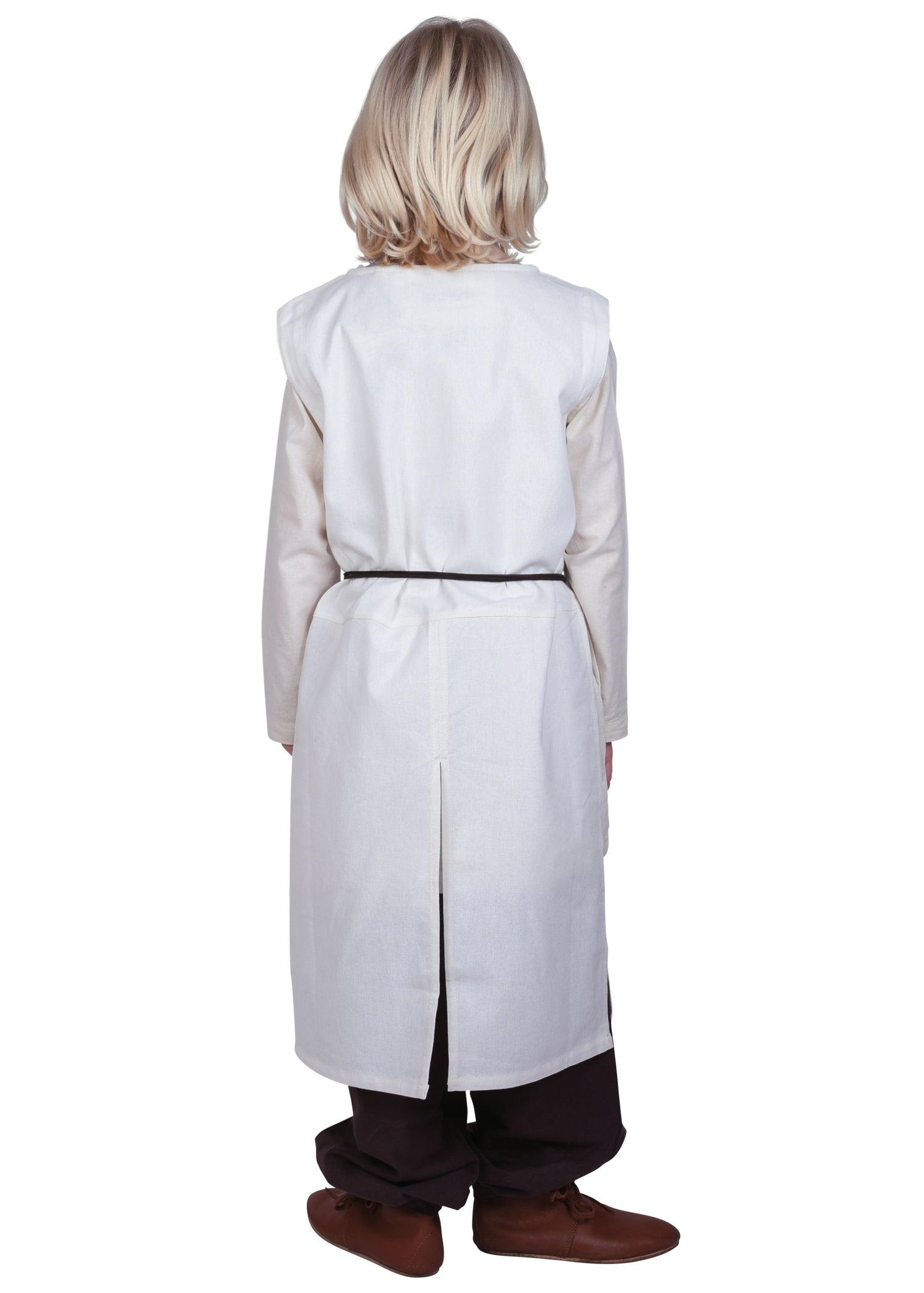 Imagen única de: Tabardo Infantil Alexander, Caballero Teutónico, Natural/negro