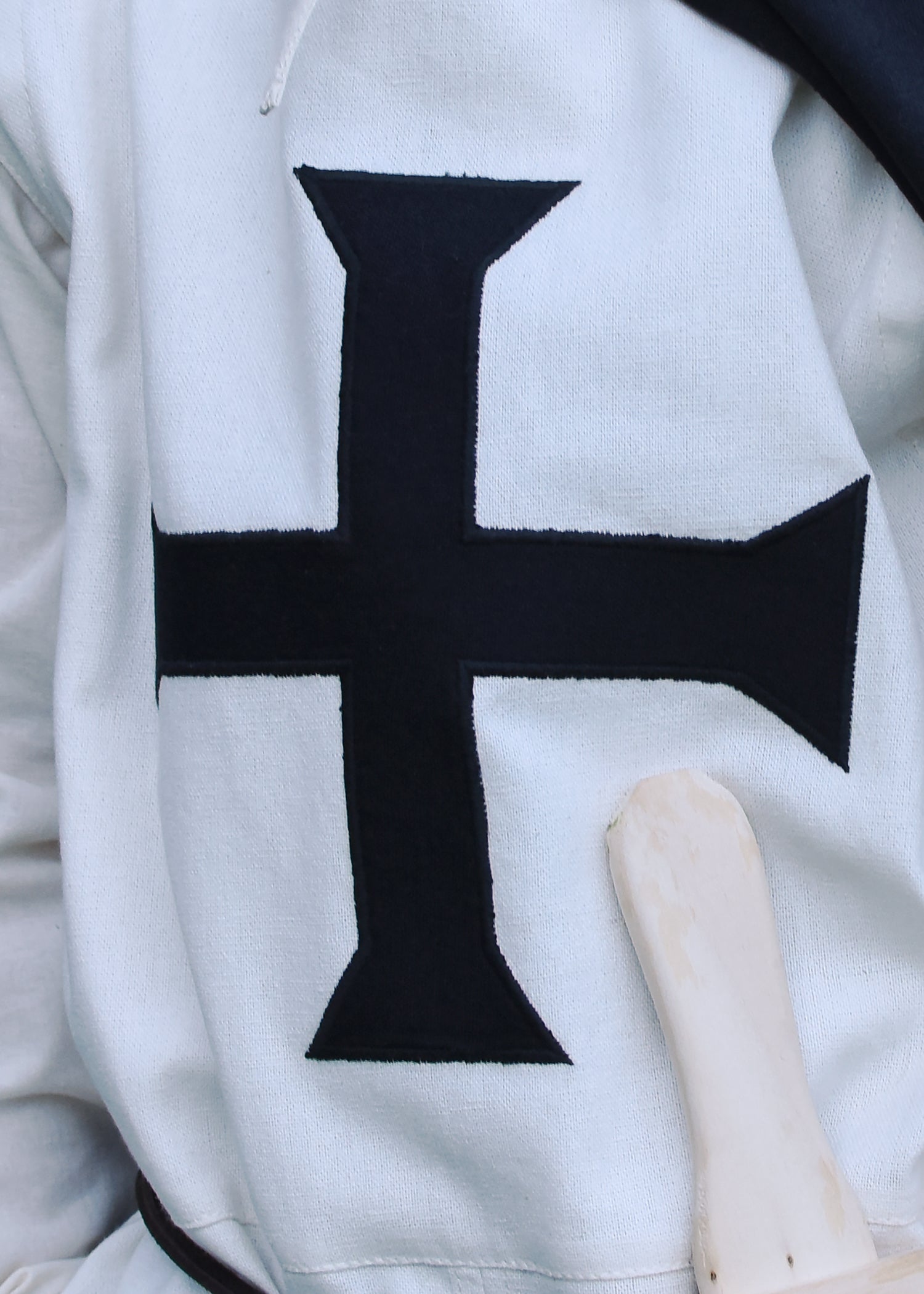 Imagen única de: Tabardo Infantil Alexander, Caballero Teutónico, Natural/negro