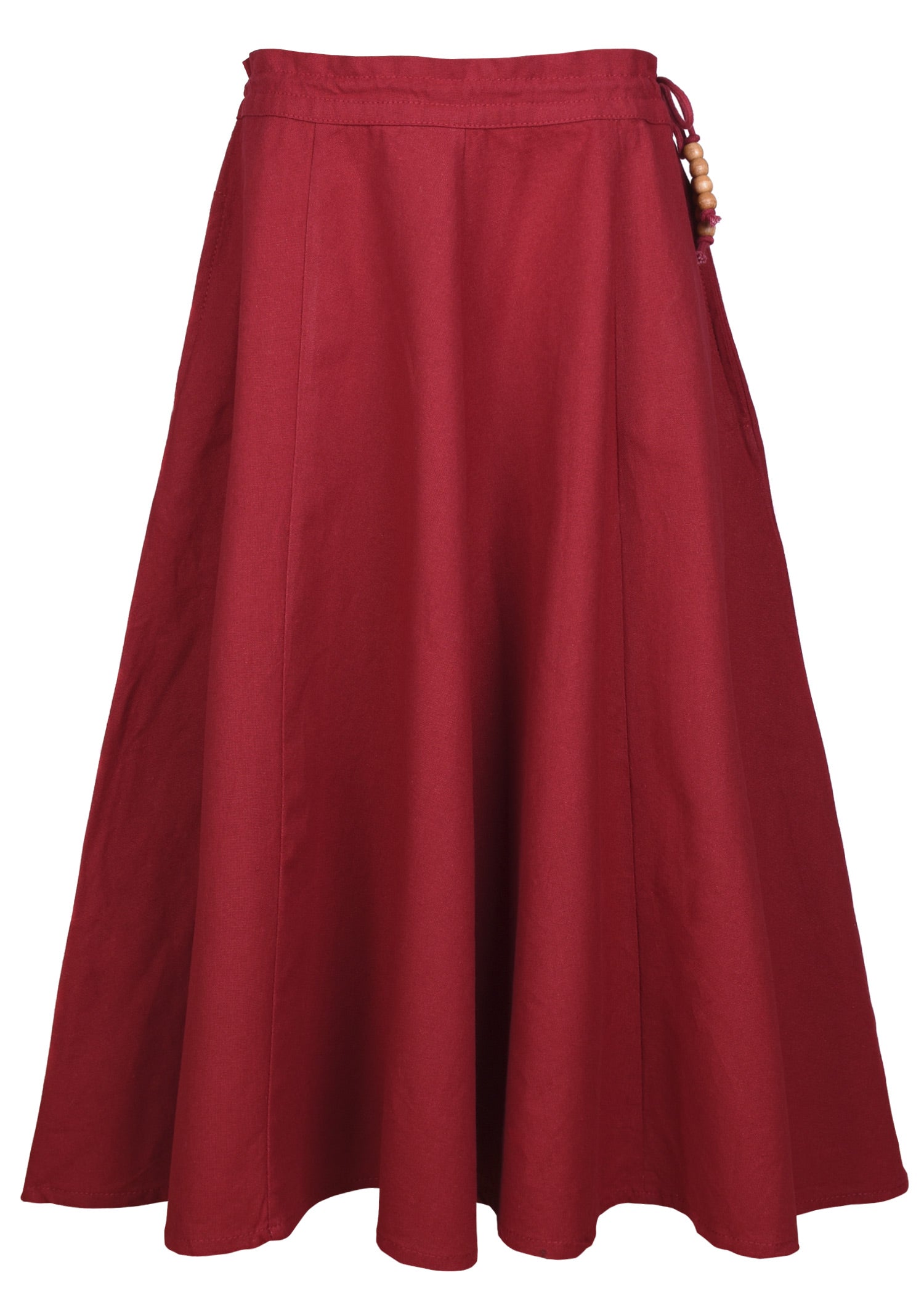 Imagen única de: Falda Medieval Infantil Lucia, De Vuelo, Roja