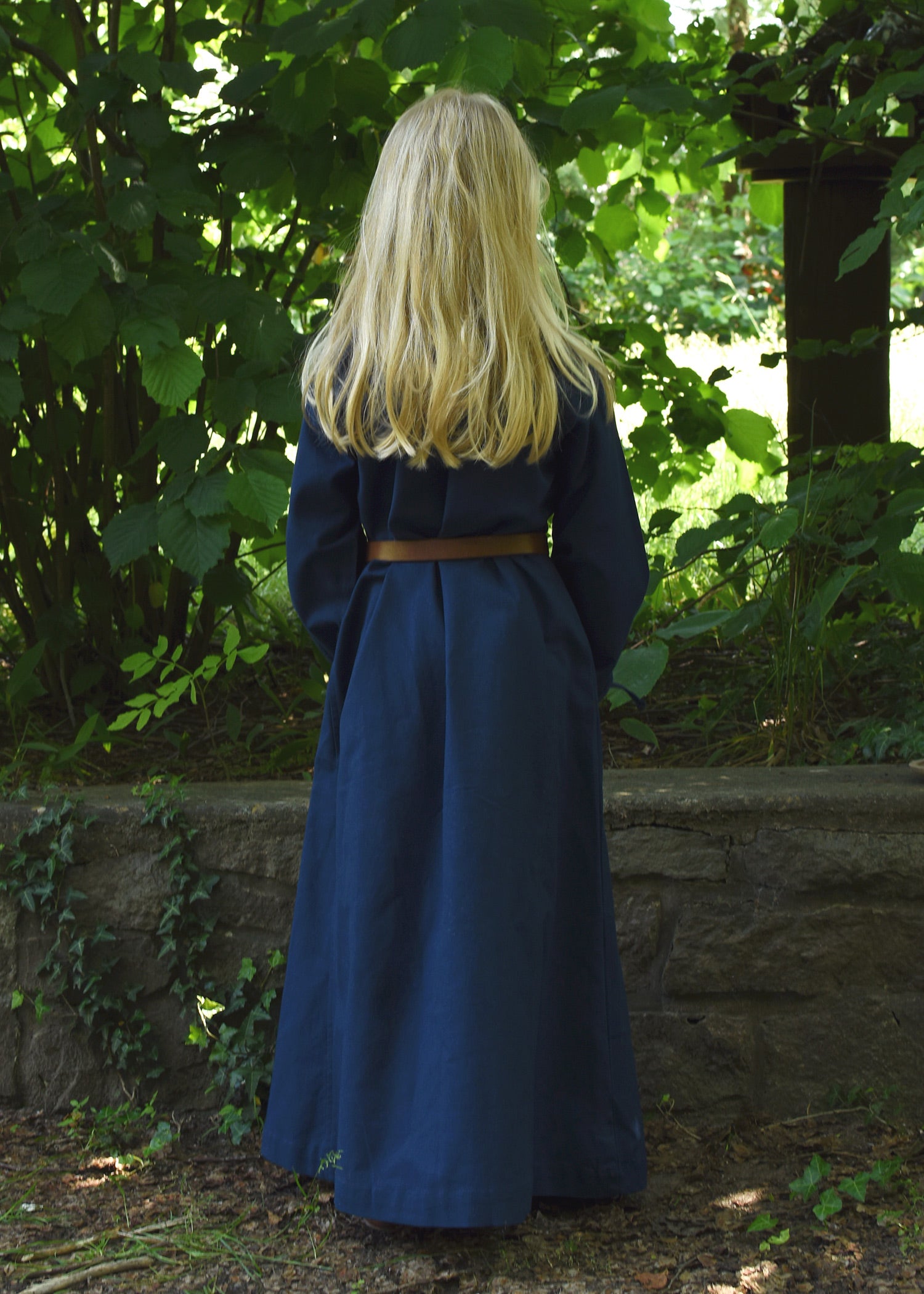 Imagen única de: Vestido Medieval Infantil, Vestido Interior Ana, Azul
